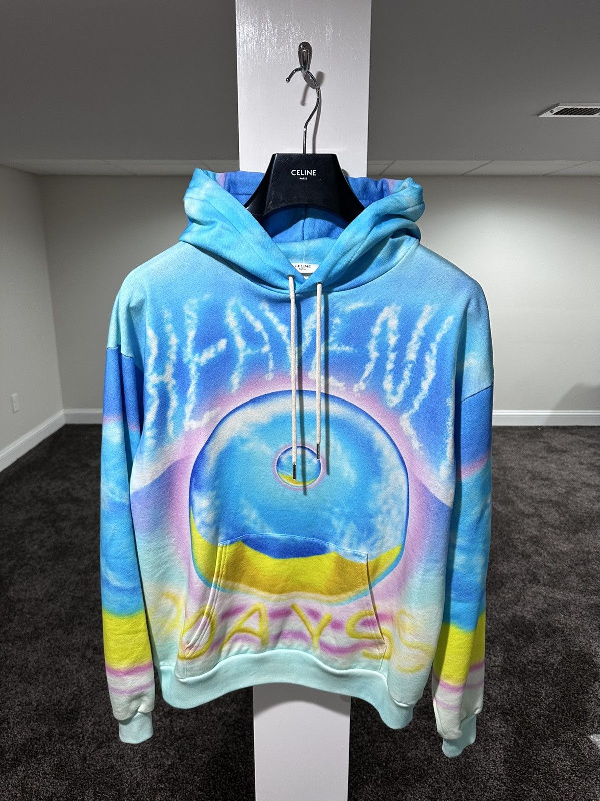 Celine × Hedi Slimane Celine x Hedi x Marcelo Lavin Heavenly Days Print Hoodie Size US M / EU 48-50 / 2 - 16 Thumbnail