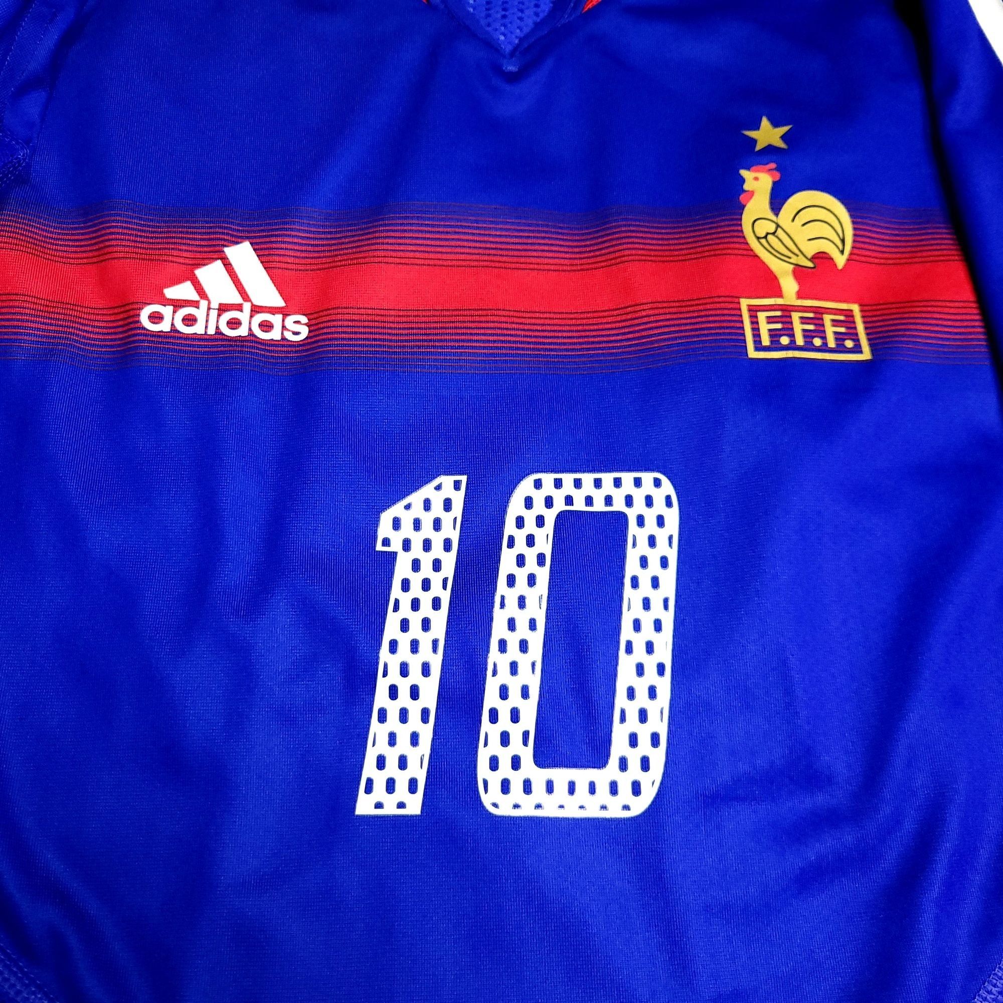 Adidas Zidane France 2004 EURO CUP PLAYER ISSUE Soccer Jersey L Size US L / EU 52-54 / 3 - 3 Thumbnail