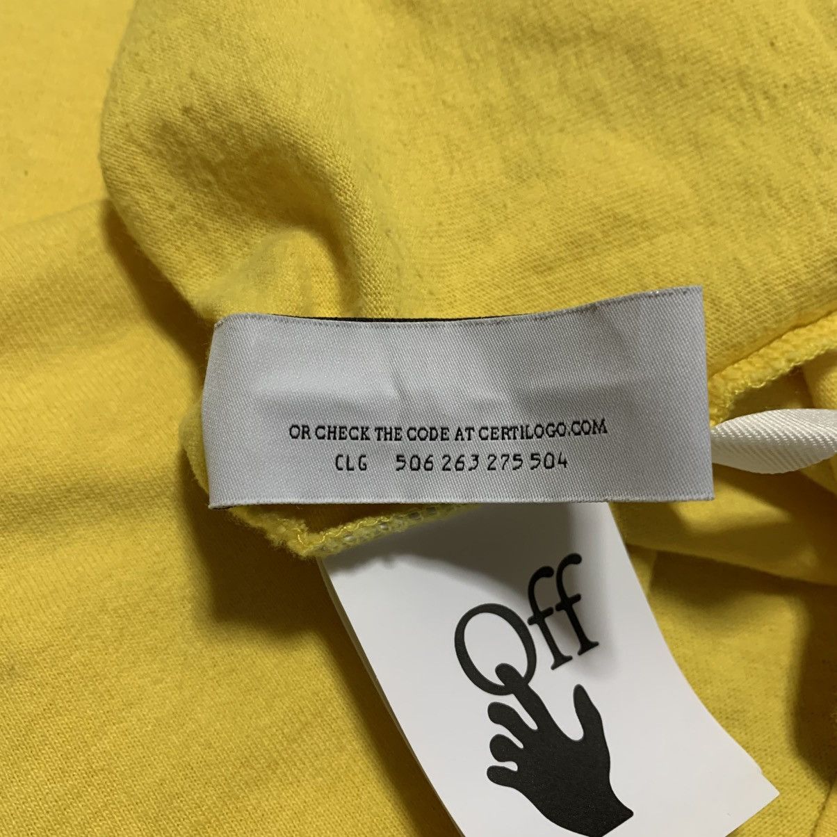 Off-White Off White Small Graffiti Arrows Yellow Tee Virgil Abloh Size US S / EU 44-46 / 1 - 12 Thumbnail