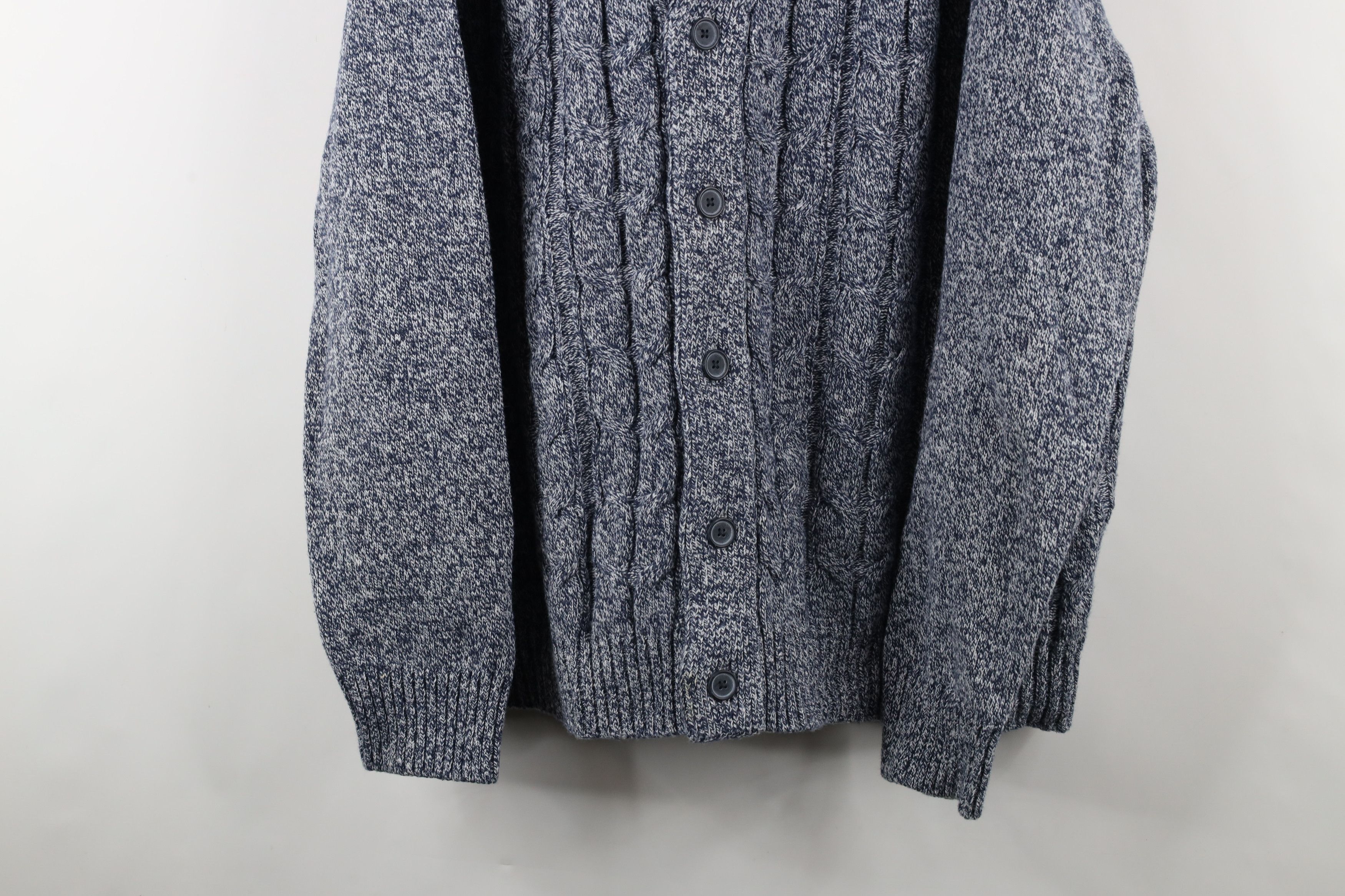 Banana Republic × Vintage Banana Republic Chunky Cable Knit Shawl Cardigan Sweater Size US XXL / EU 58 / 5 - 3 Thumbnail