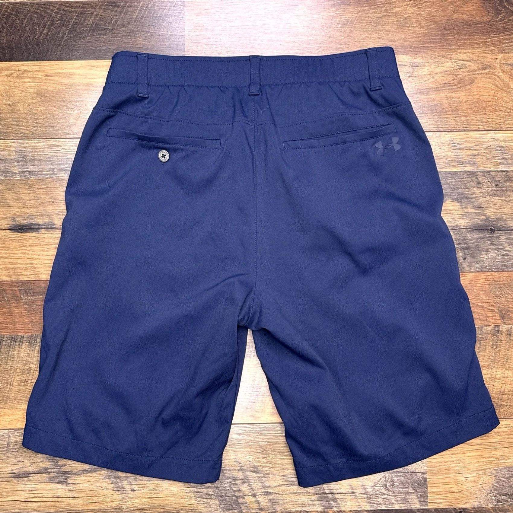 Under Armour Under Armour Showdown Shorts Mens 32 Navy Blue Mid Rise Stretch Size US 32 / EU 48 - 2 Thumbnail