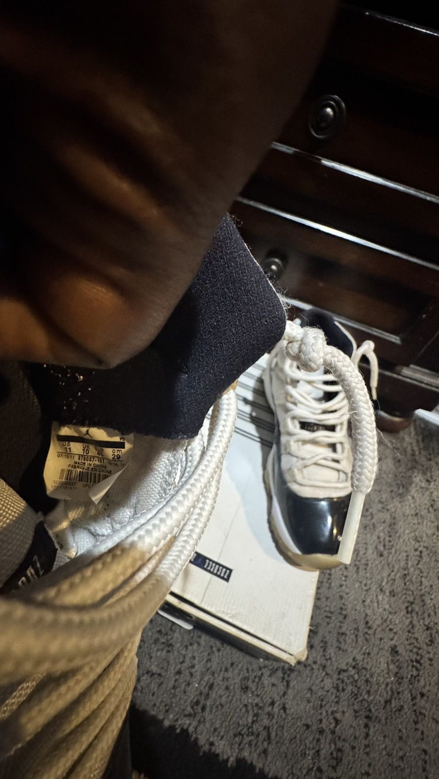 Nike Air Jordan 11 Concord Size US 11 / EU 44 - 6 Thumbnail