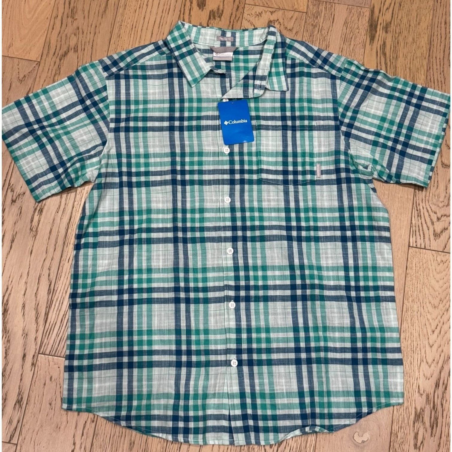 Columbia Columbia Mens Reg Under Exposure Plaid Short Sleeve Shirt L Size US L / EU 52-54 / 3 - 1 Thumbnail