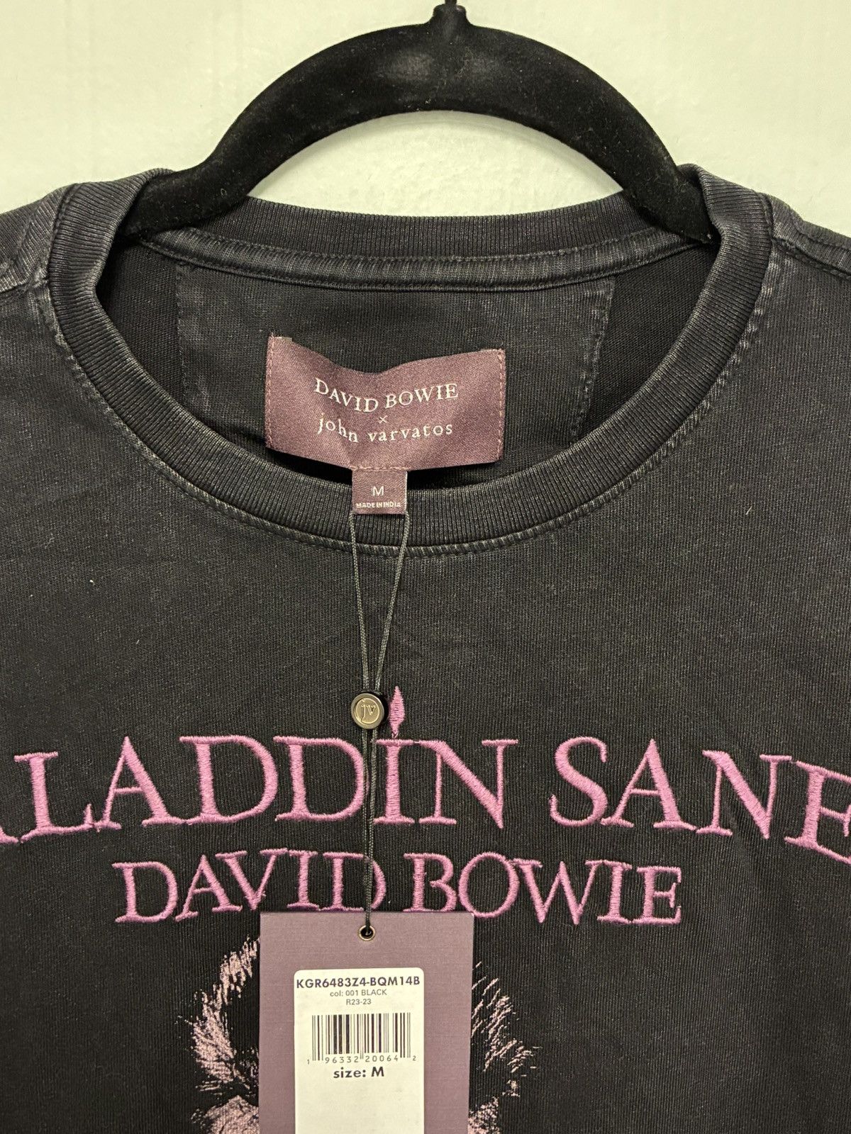 John Varvatos David Bowie Aladdin Sane Tee medium Size US M / EU 48-50 / 2 - 10 Thumbnail