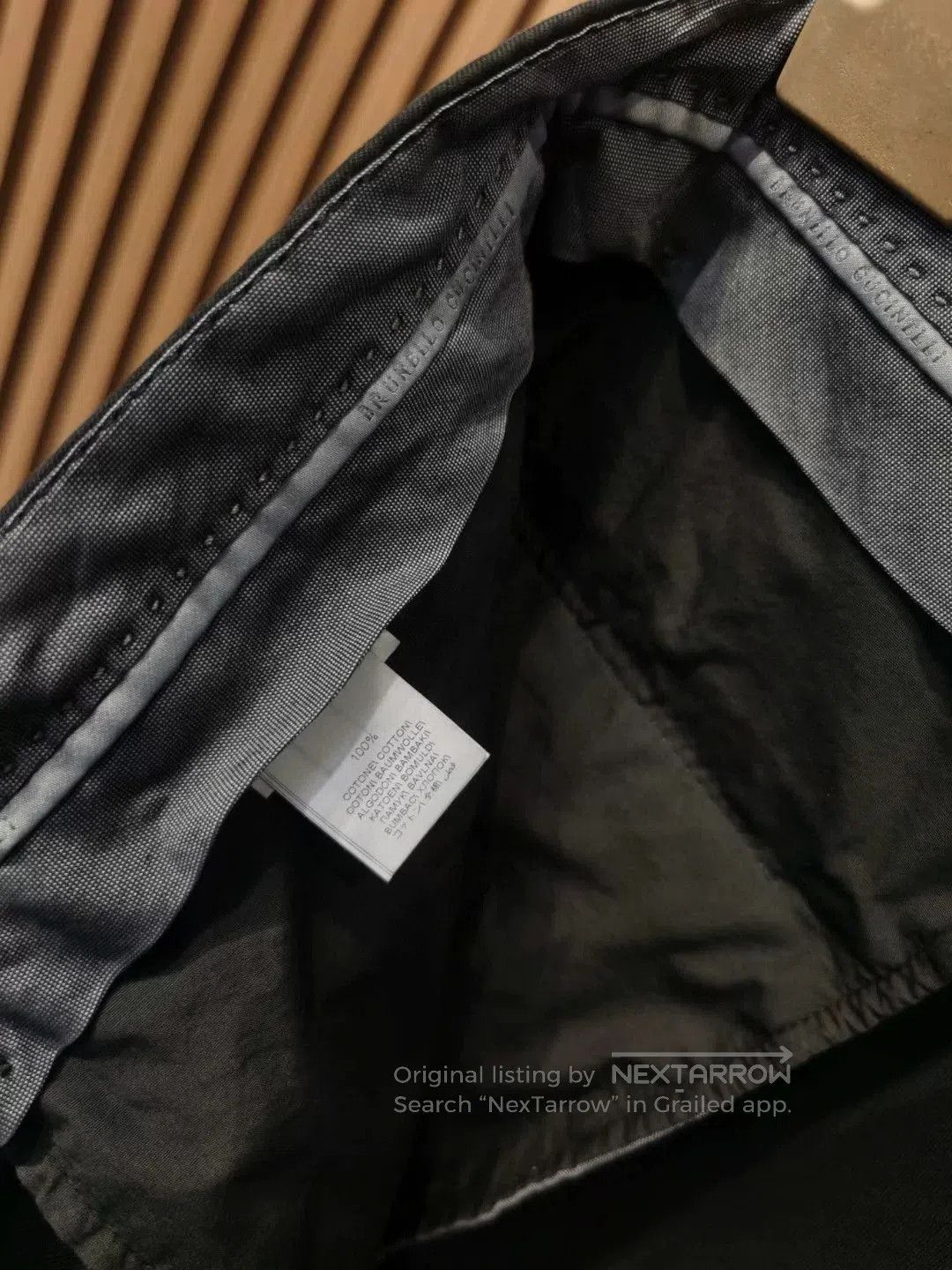 Brunello Cucinelli Brunello Cucinelli Black Pleated Trousers. Size US 30 / EU 46 - 8 Thumbnail