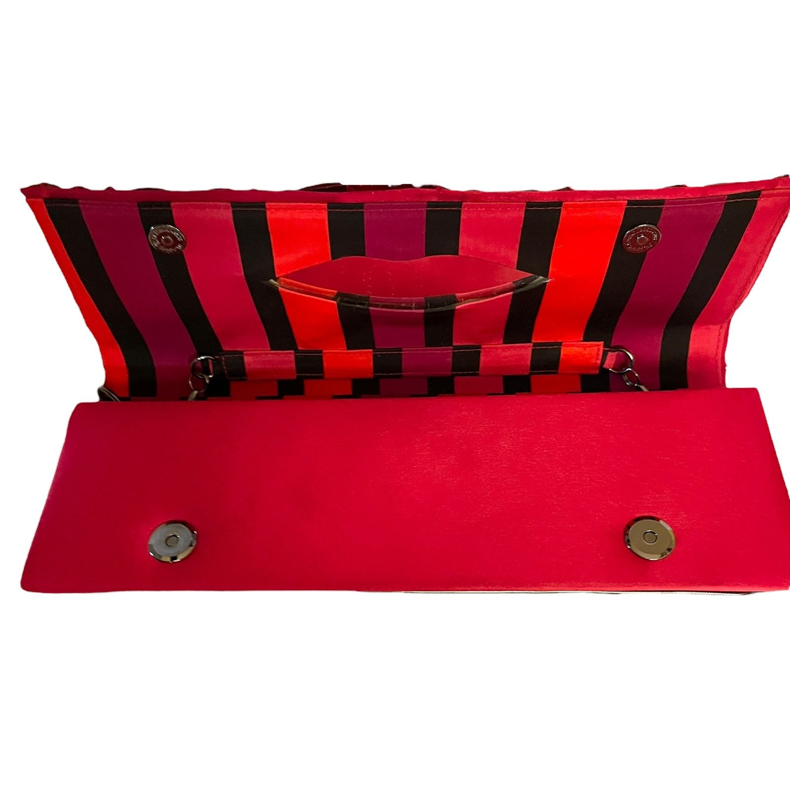 Banana Republic × Other L'Wren Scott Banana Republic Red Crackle Gemmed Clutch Bag Size ONE SIZE - 3 Thumbnail