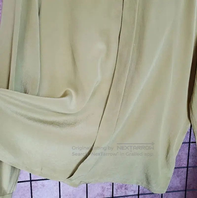 Dior Dior Green Silk Long Sleeve Blouse . Size S / US 4 / IT 40 - 8 Thumbnail
