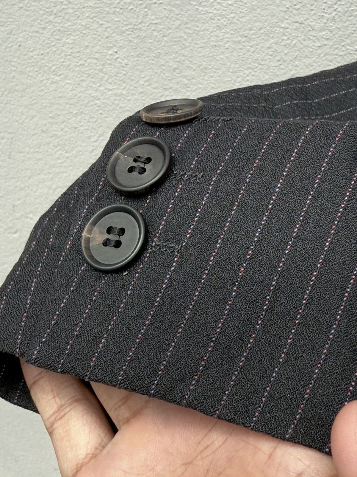 Jean Paul Gaultier JEAN PAUL GAULTIER Pin Striped Tailored Blazer Jacket Size 46R - 17 Thumbnail