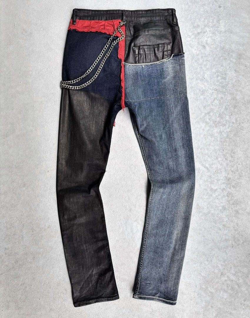 Rick Owens AW19 LARRY Reconstructed Detroit Cut Denim
