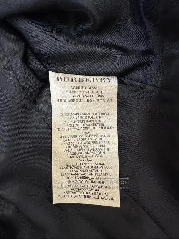 Burberry Burberry Khaki Wool Double-Breasted Long Coat. Size S / US 4 / IT 40 - 8 Thumbnail