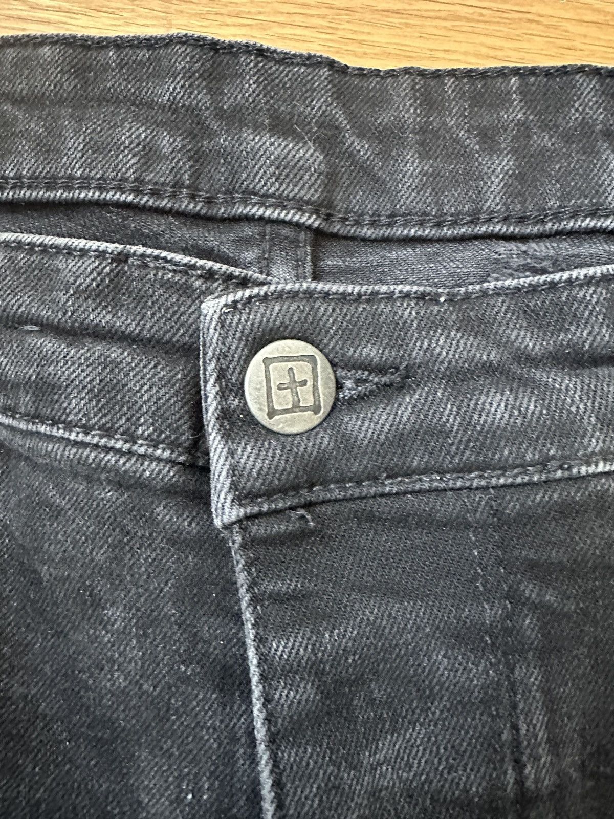 Ksubi Ksubi Ripped Denim Tapered Black 36 Size US 36 / EU 52 - 5 Thumbnail