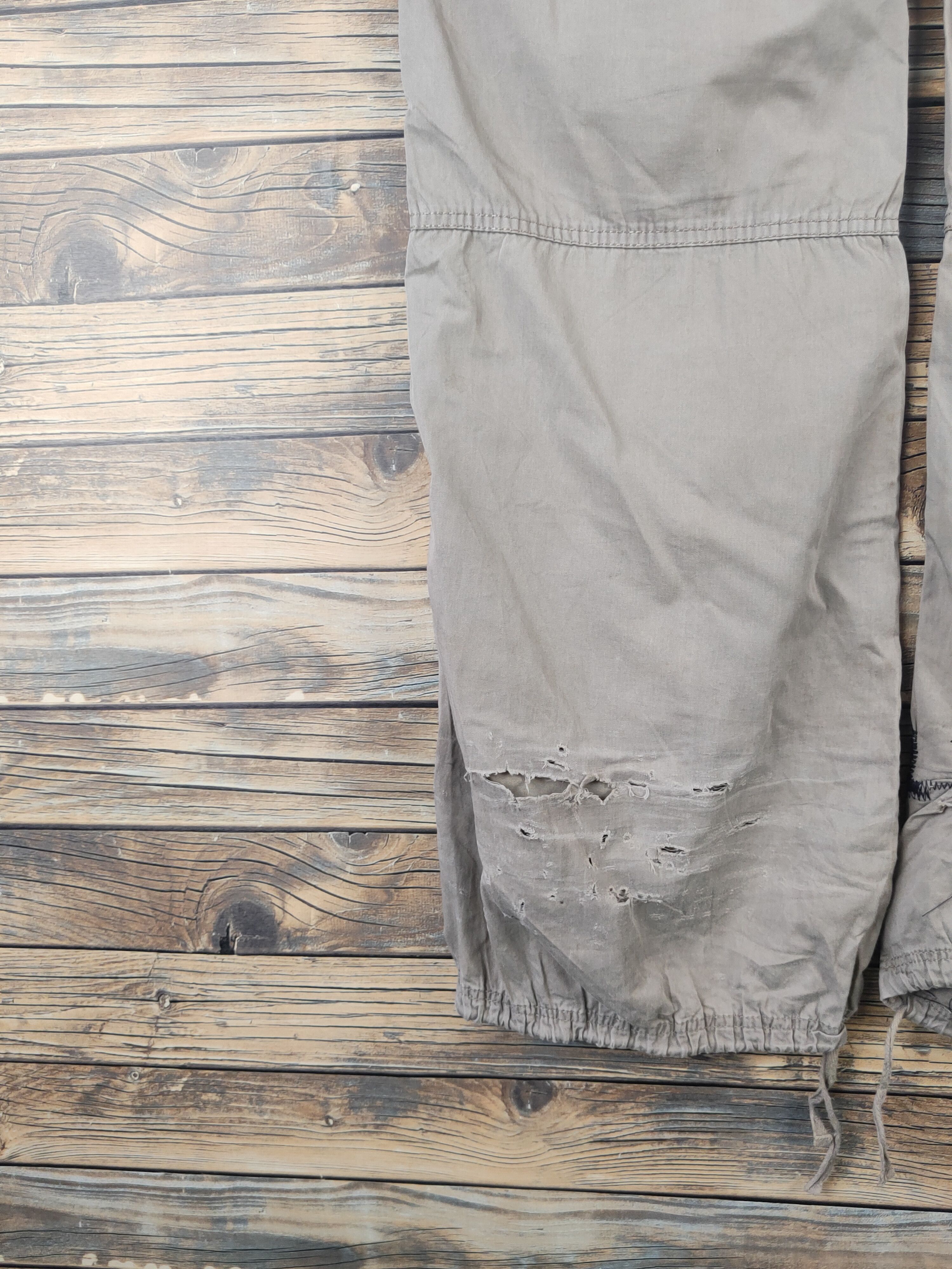 Japanese Brand DL Japanese Brand Gray Multipocket Cargo Pants #46-043 Size US 30 / EU 46 - 9 Thumbnail