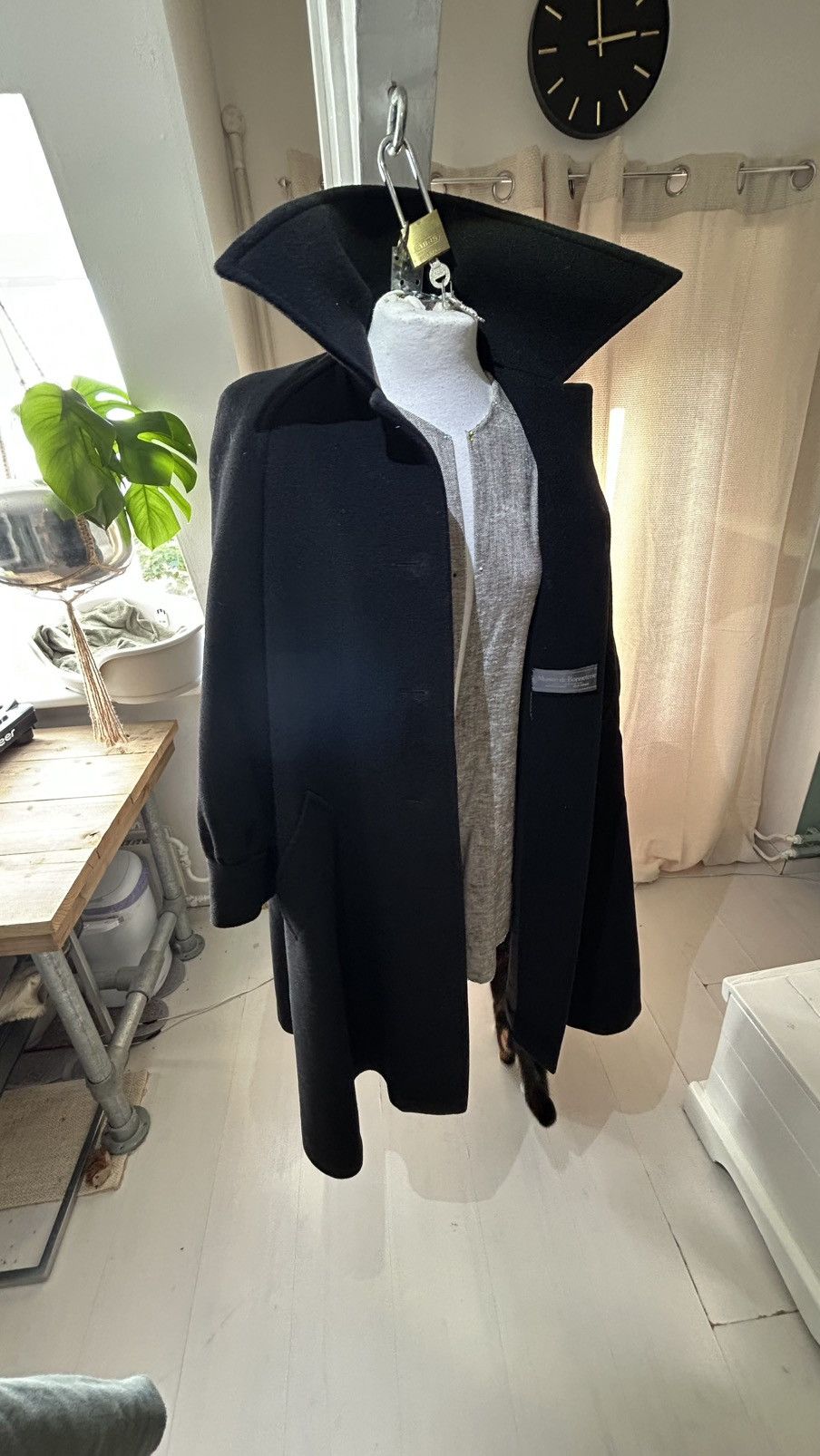 Other Very rare Vintage Maison de Bonneterie Oversized Wool Coat Size ONE SIZE - 3 Thumbnail