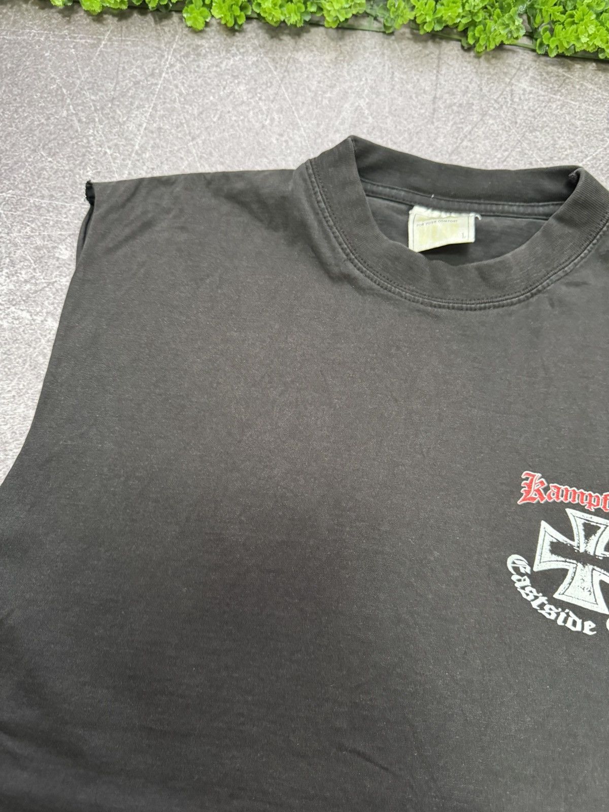 Band Tees Vintage Kampfzone Deutschland Rock Punk Band Tank Top Size US L / EU 52-54 / 3 - 4 Thumbnail