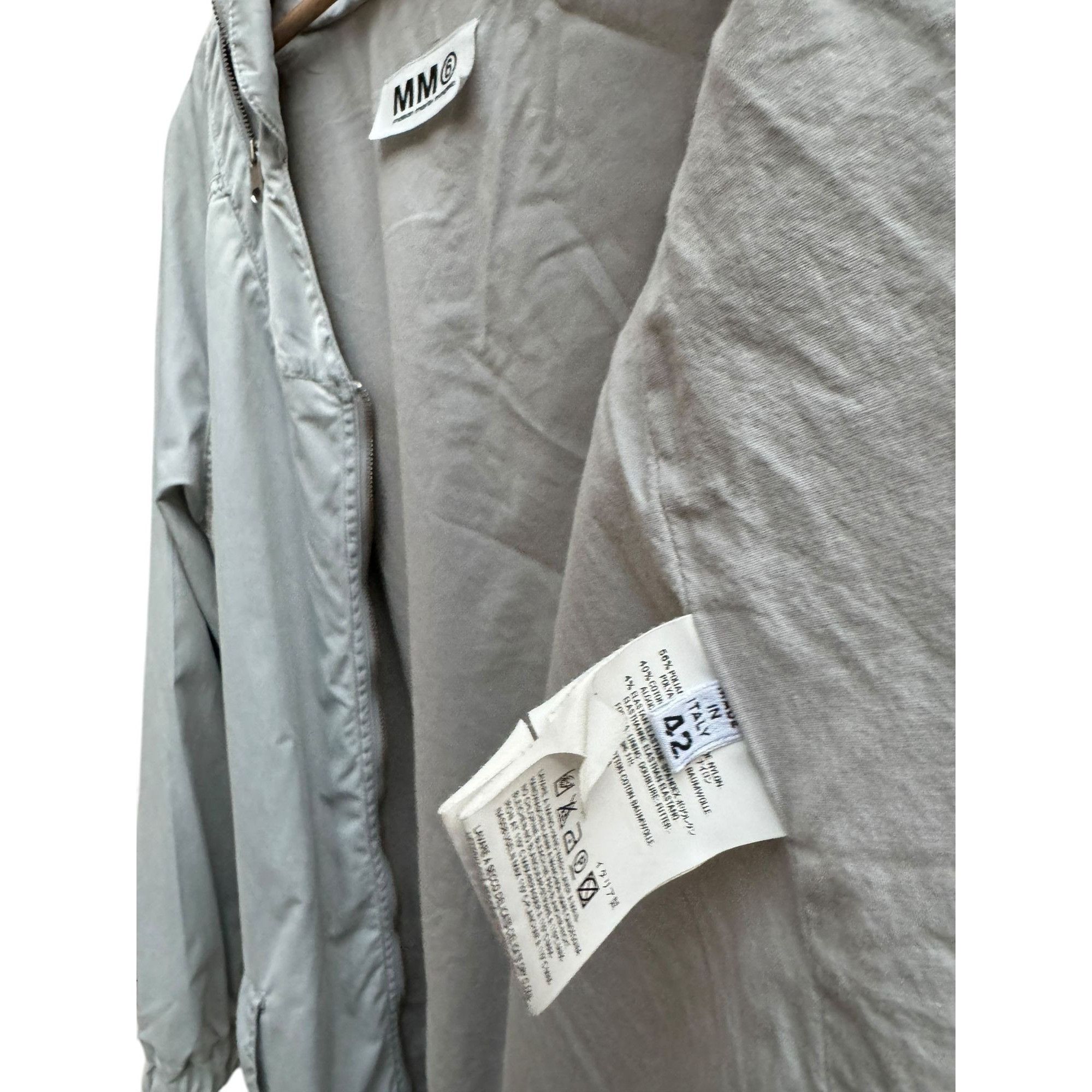 Maison Margiela SS 2009 Grey Cotton Nylon Parka Size M / US 6-8 / IT 42-44 - 8 Thumbnail