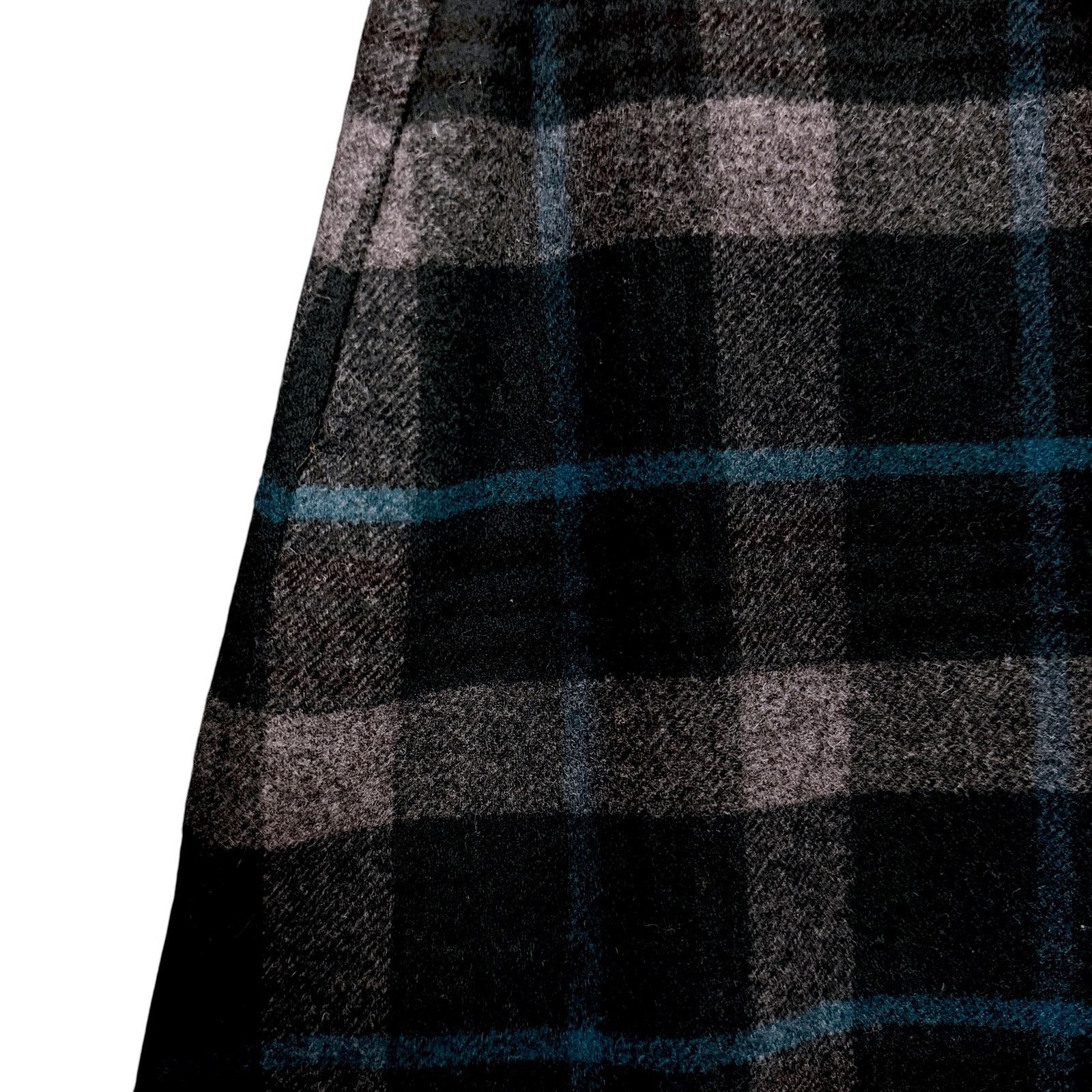 Uniqlo Uniqlo Plaid A-Line Women's 0 Wool Blend Lined Mini Skirt Size 28" / US 6 / IT 42 - 3 Thumbnail