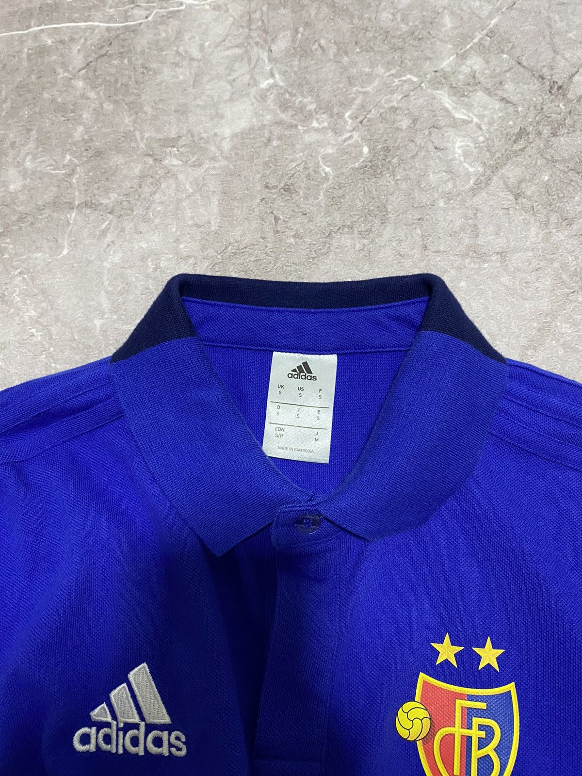 Adidas 2017 Adidas FC Basel Soccer Football Polo T Shirt DR Size US S / EU 44-46 / 1 - 11 Thumbnail