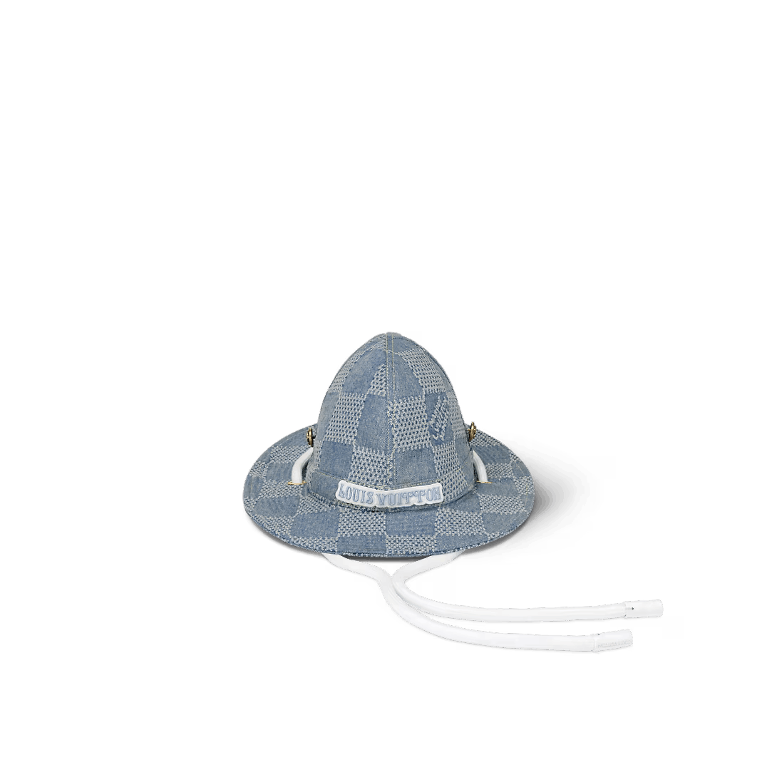 LOUIS VUITTON HAT BEANIE MONOGRAM WOOL BLACK LOGO LV M7399M