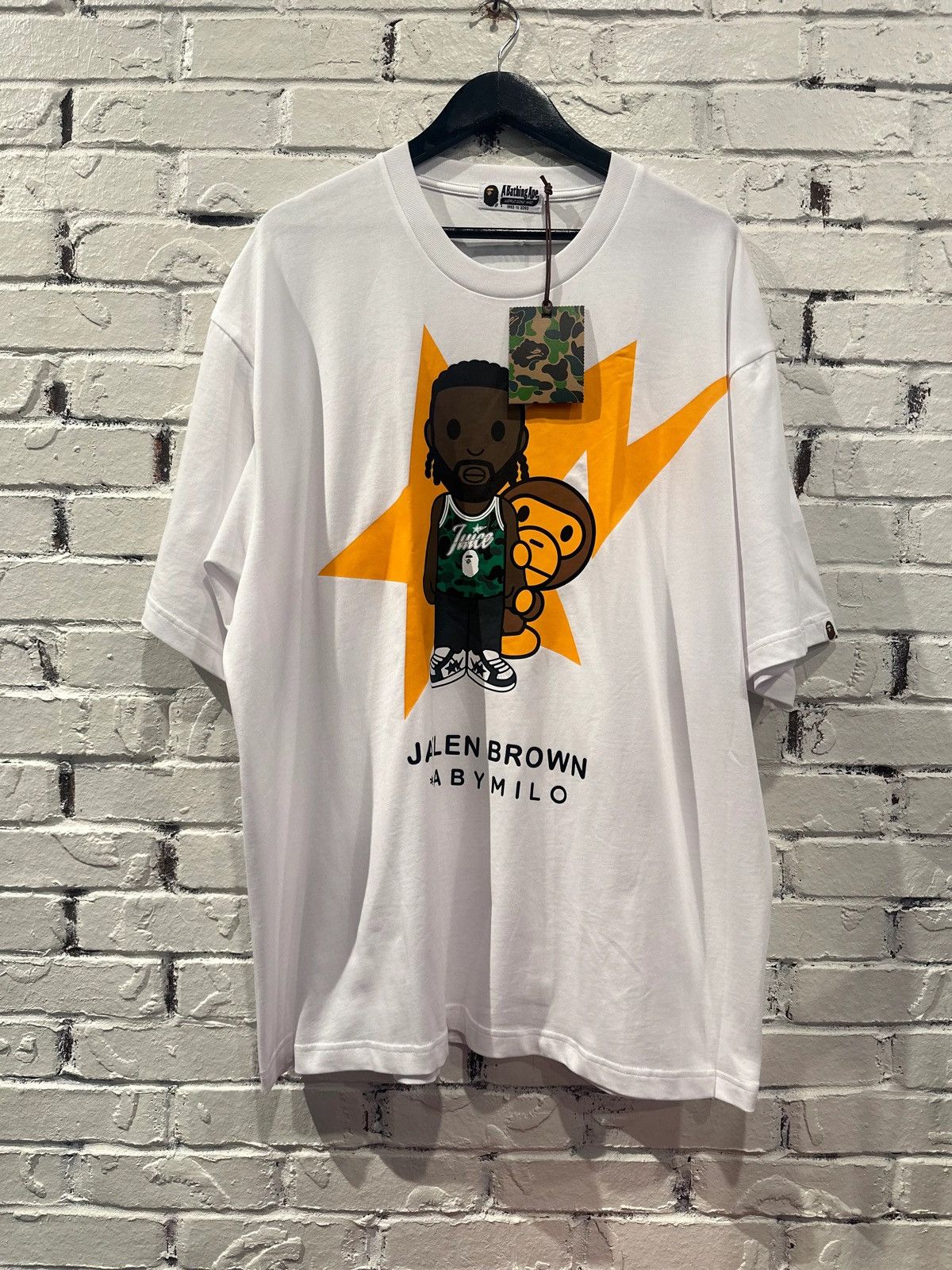 Bape Bape Baby Milo Jaylen Brown tshirt DS Size 3XL Size US XXL / EU 58 / 5 - 1 Thumbnail