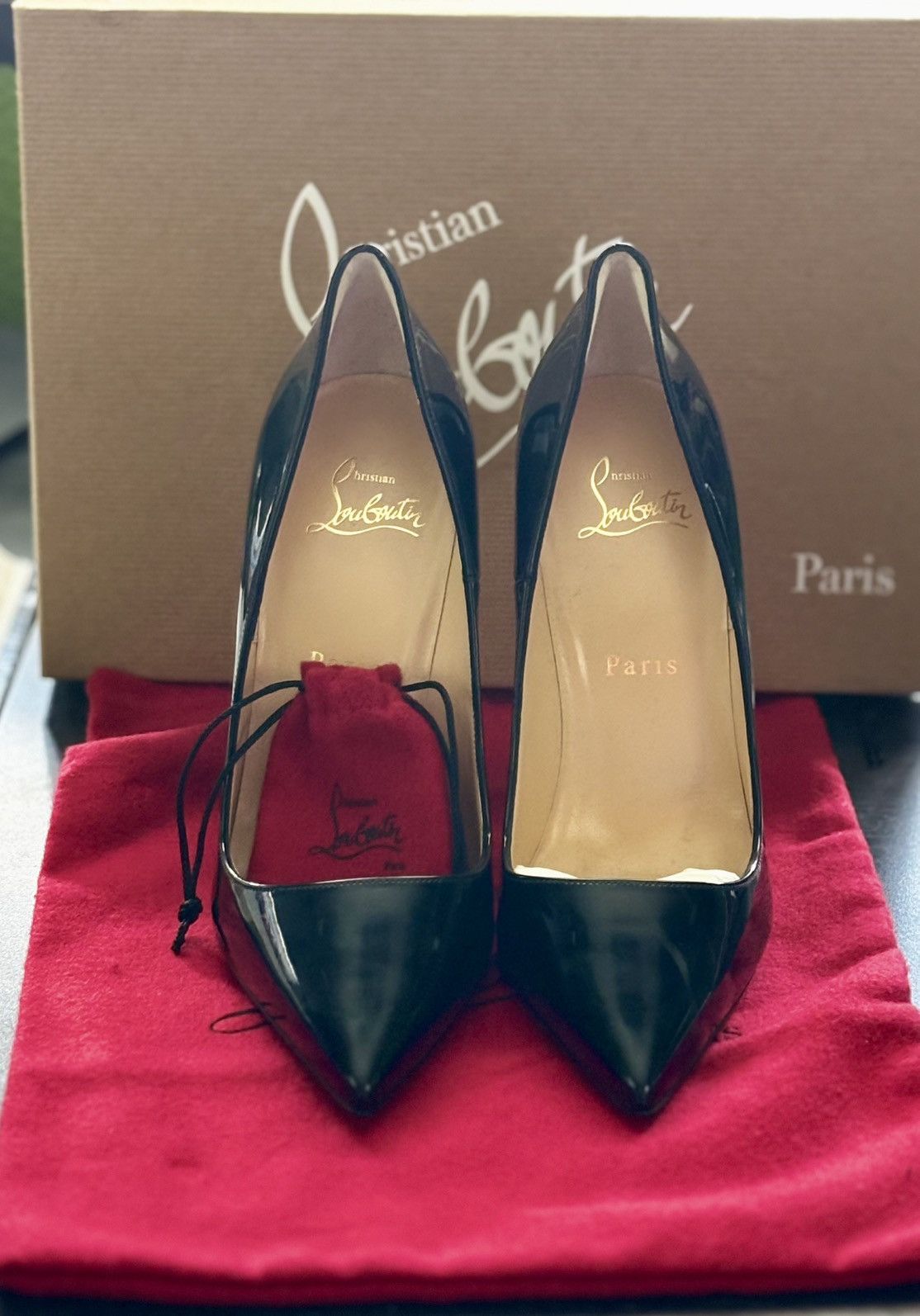 Christian Louboutin Christian Louboutin So Kate 120 Black Patent Heels Size US 7 / IT 37 - 1 Thumbnail