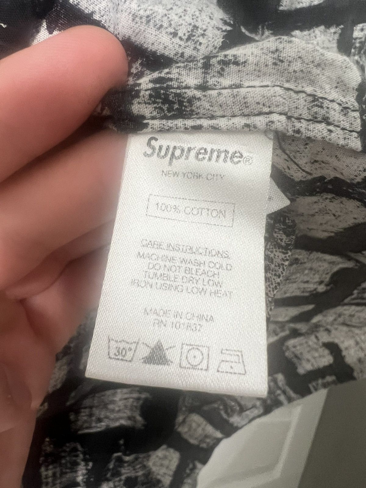 Supreme Supreme 2014 Block Print Shirt (M) Size US M / EU 48-50 / 2 - 5 Thumbnail