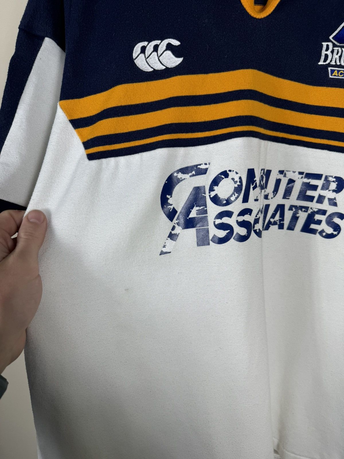 Canterbury of New Zealand Vintage 1999 Brumbies Act Rugby Shirt Jersey Canterbury Size US XL / EU 56 / 4 - 7 Thumbnail