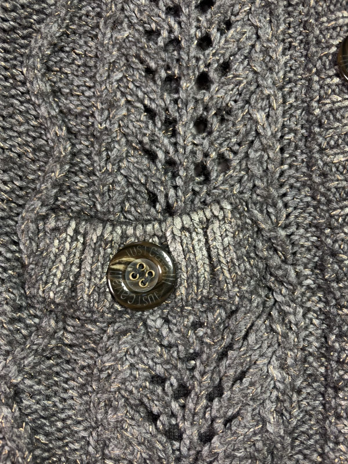 Just Cavalli 00s Just Cavalli Wool Heavy Metallic Fades Cardigan Knit 42 Size M / US 6-8 / IT 42-44 - 10 Thumbnail