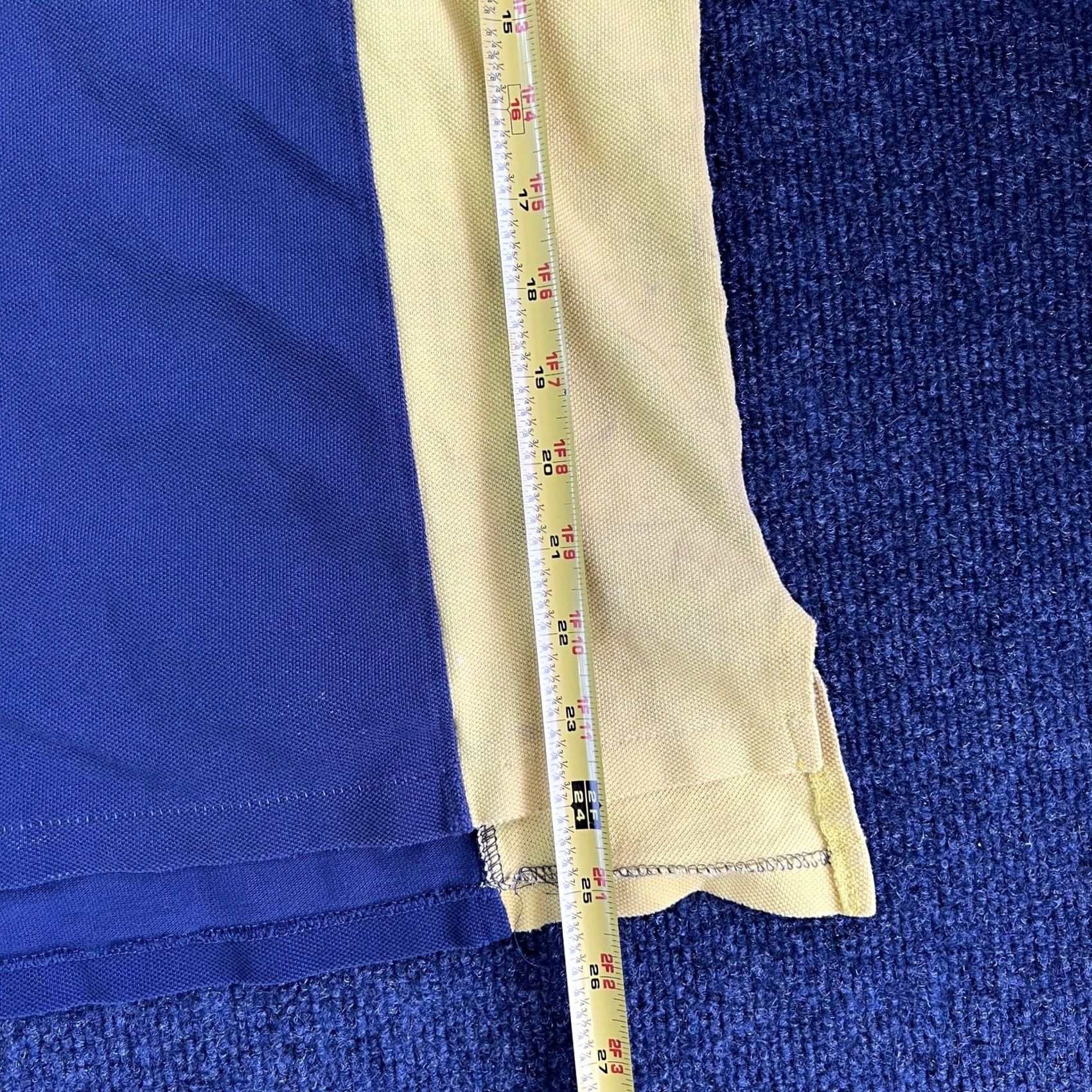 Vintage VINTAGE Goodyear Racing Shirt Mens XL Blue Yellow Polo Made USA 90s Cotton Promo Size US XL / EU 56 / 4 - 7 Thumbnail