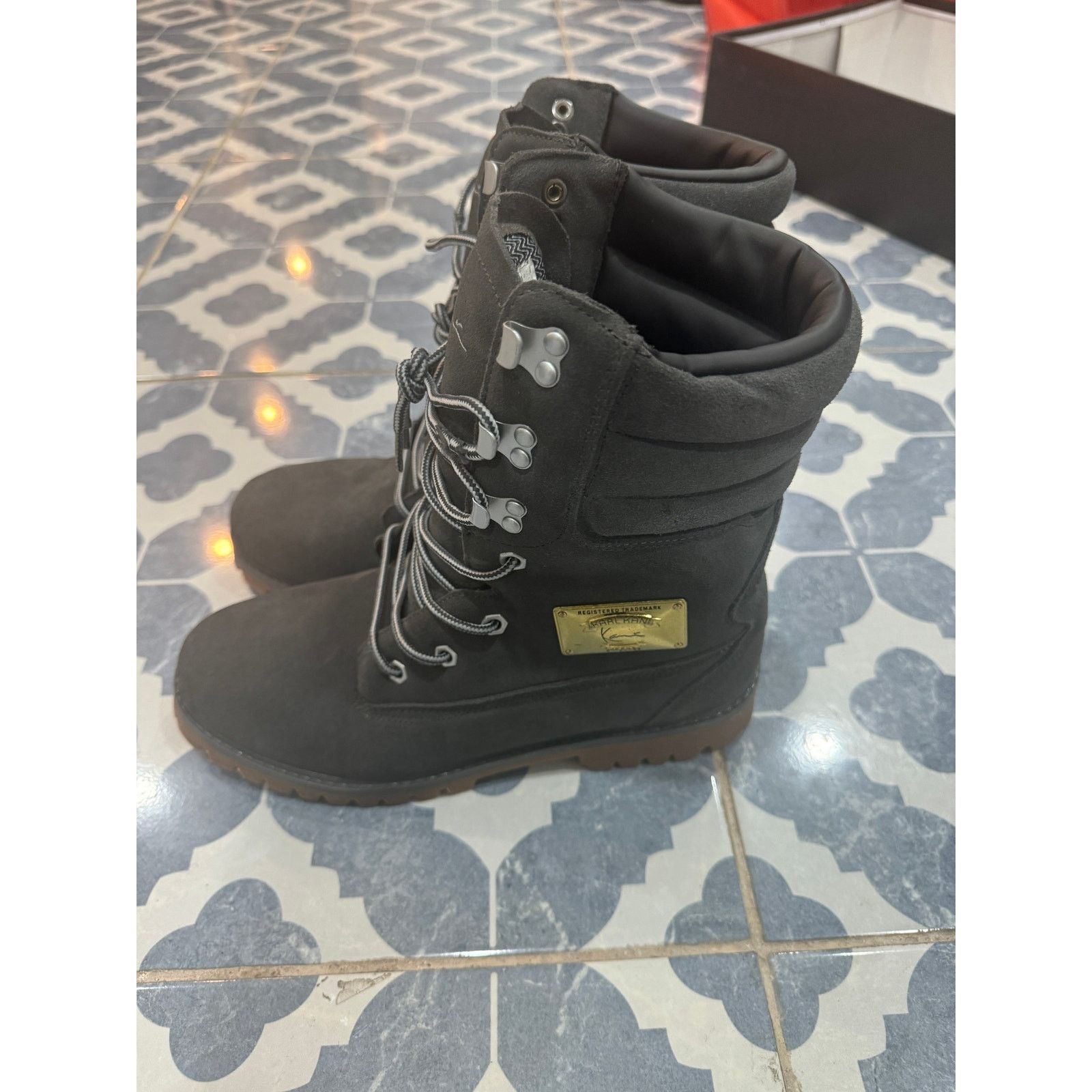 Karl Kani *Very Rare* Karl Kani Retro High Top Boots (waterproof) Size US 9.5 / EU 42-43 - 6 Thumbnail