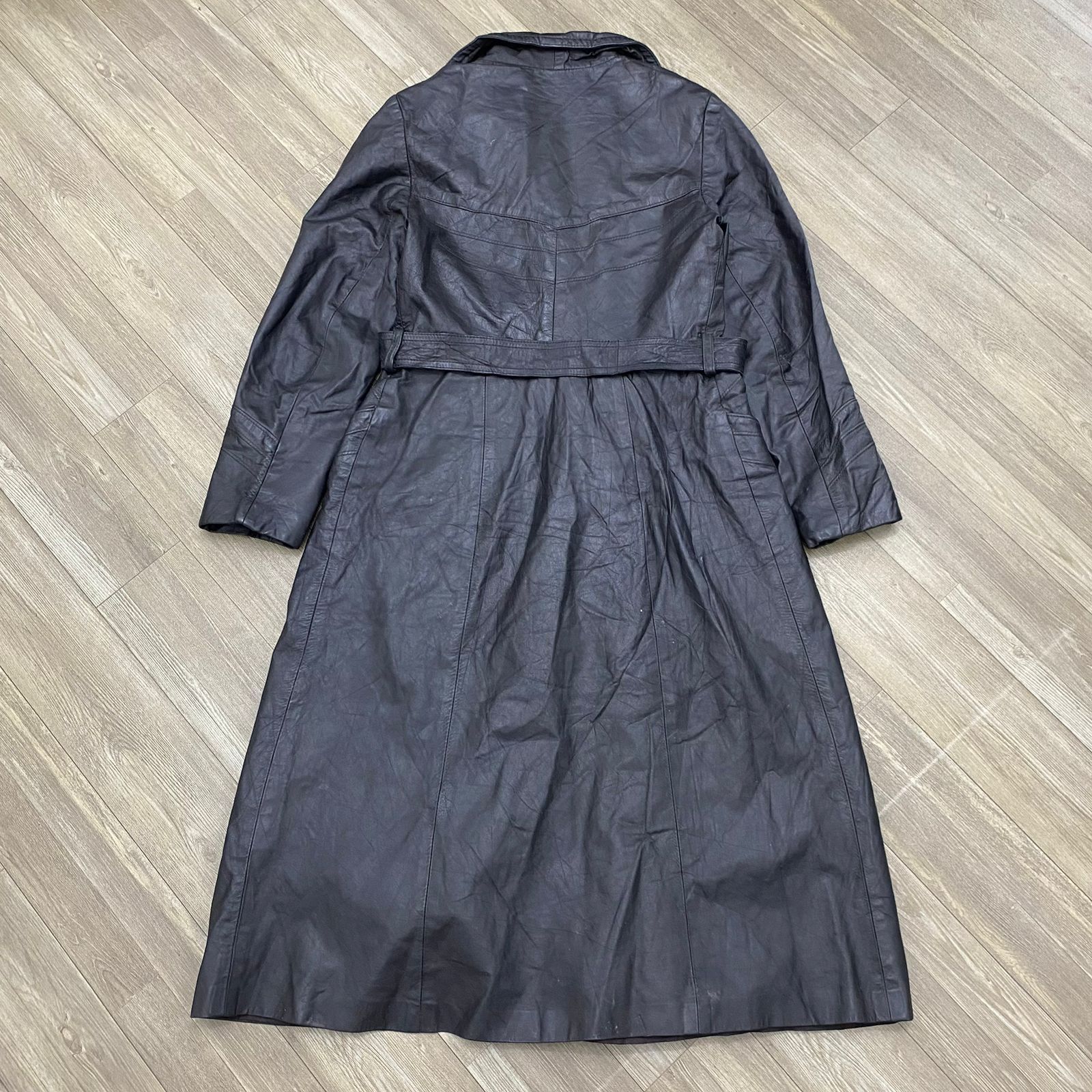 Yves Saint Laurent Vintage YSL Leather Trench Coat Size US M / EU 48-50 / 2 - 8 Thumbnail