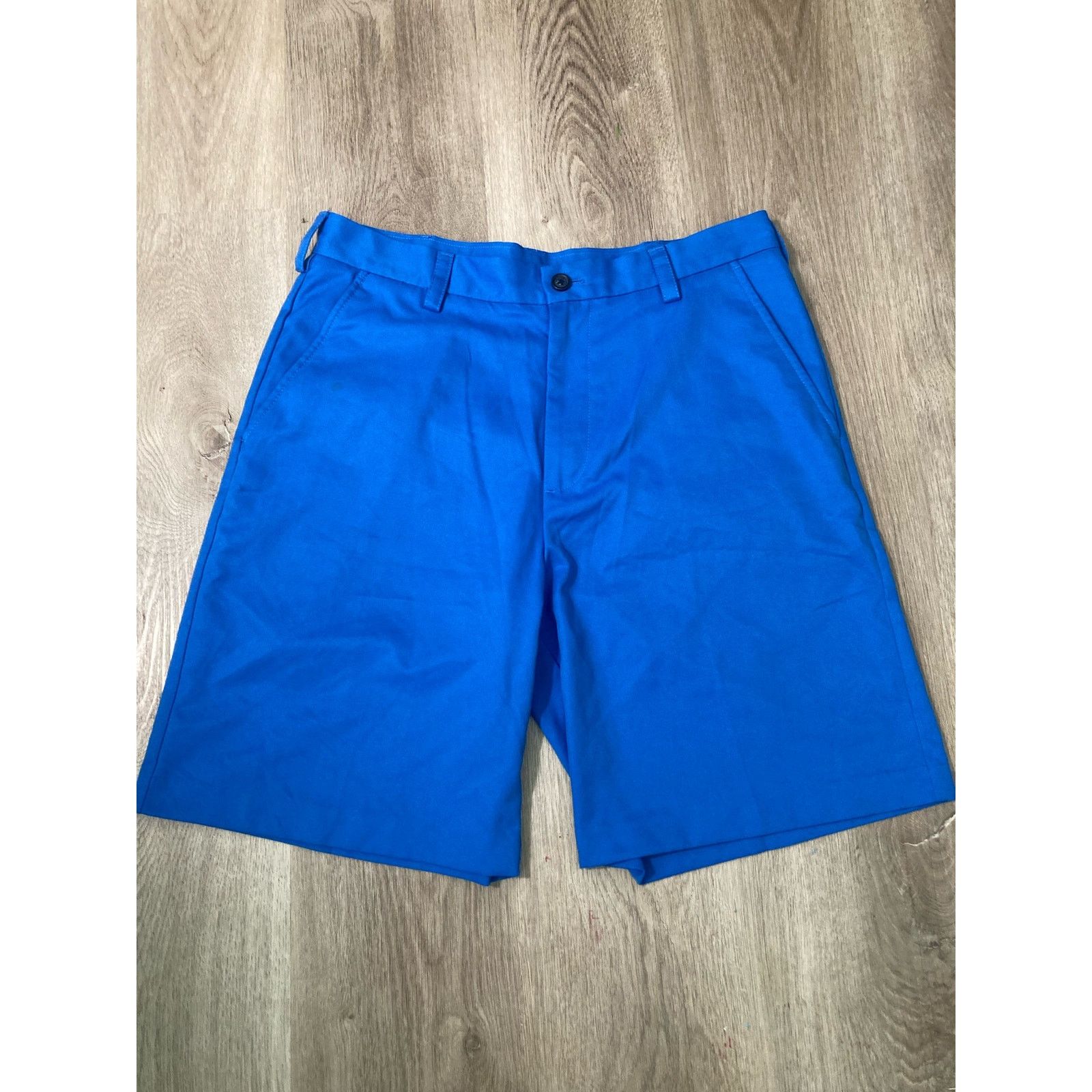 Izod Izod Golf Shorts Blue Men's 30 Flat-Front Casual Sportswear Size US 32 / EU 48 - 4 Thumbnail
