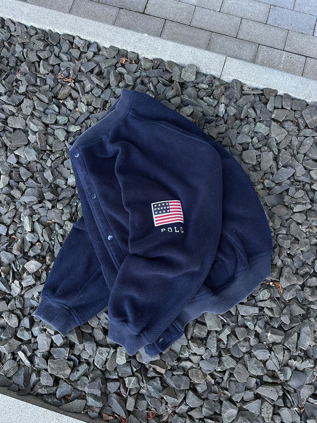 Polo Ralph Lauren × Vintage Vintage jacket polo Ralph Lauren Fleece bomber Size US XXL / EU 58 / 5 - 2 Thumbnail
