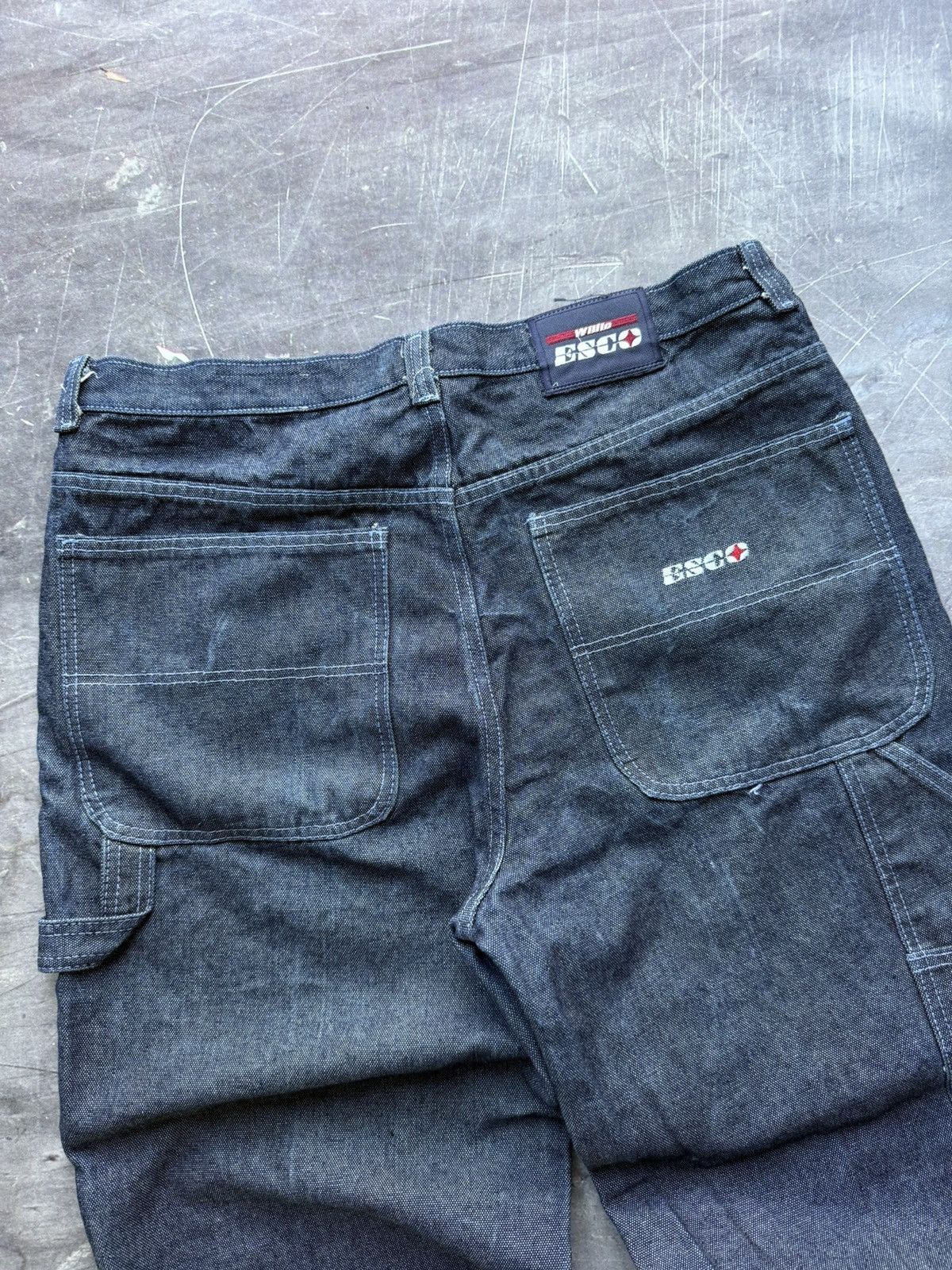 Vintage Vintage Y2K Willie Esco Carpenter Denim Jeans (40X32) Size US 40 / EU 56 - 4 Thumbnail