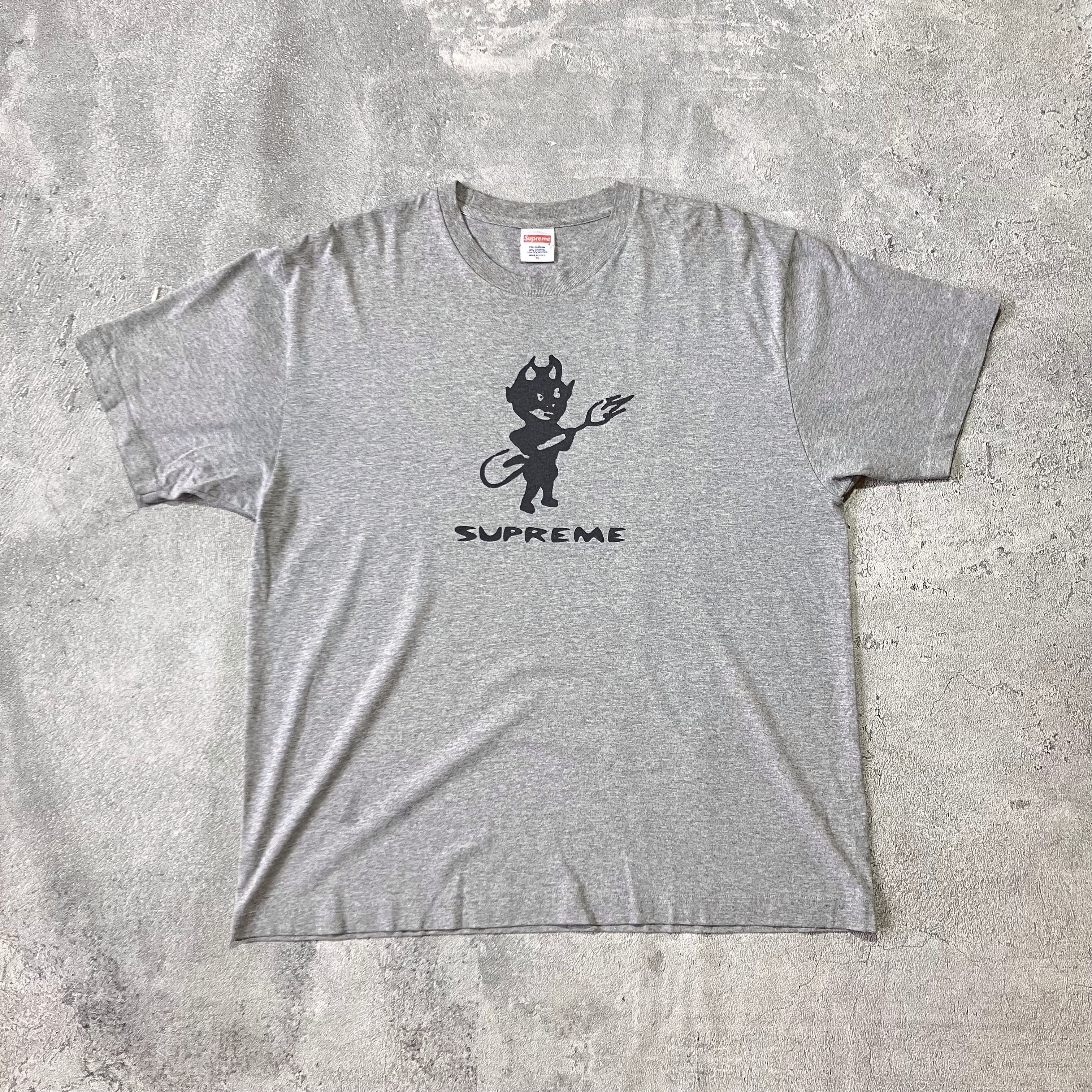Supreme Supreme Fall/Winter 2015 'Devil' heather grey tees Size US XL / EU 56 / 4 - 1 Thumbnail