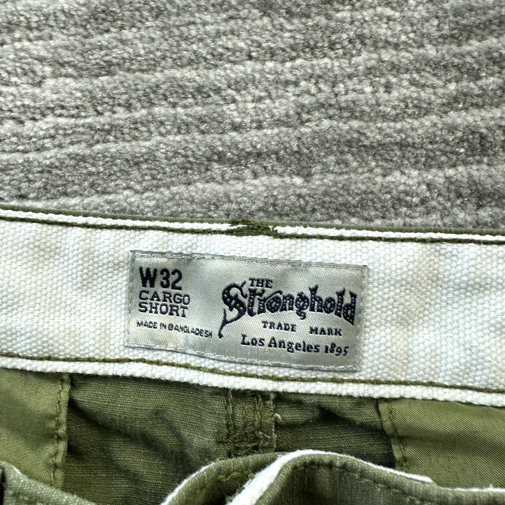 Vintage Stronghold Cargo Shorts Mens 32 Green Pockets Army Utility Cargo Short Mens 32 Green Size US 32 / EU 48 - 5 Thumbnail