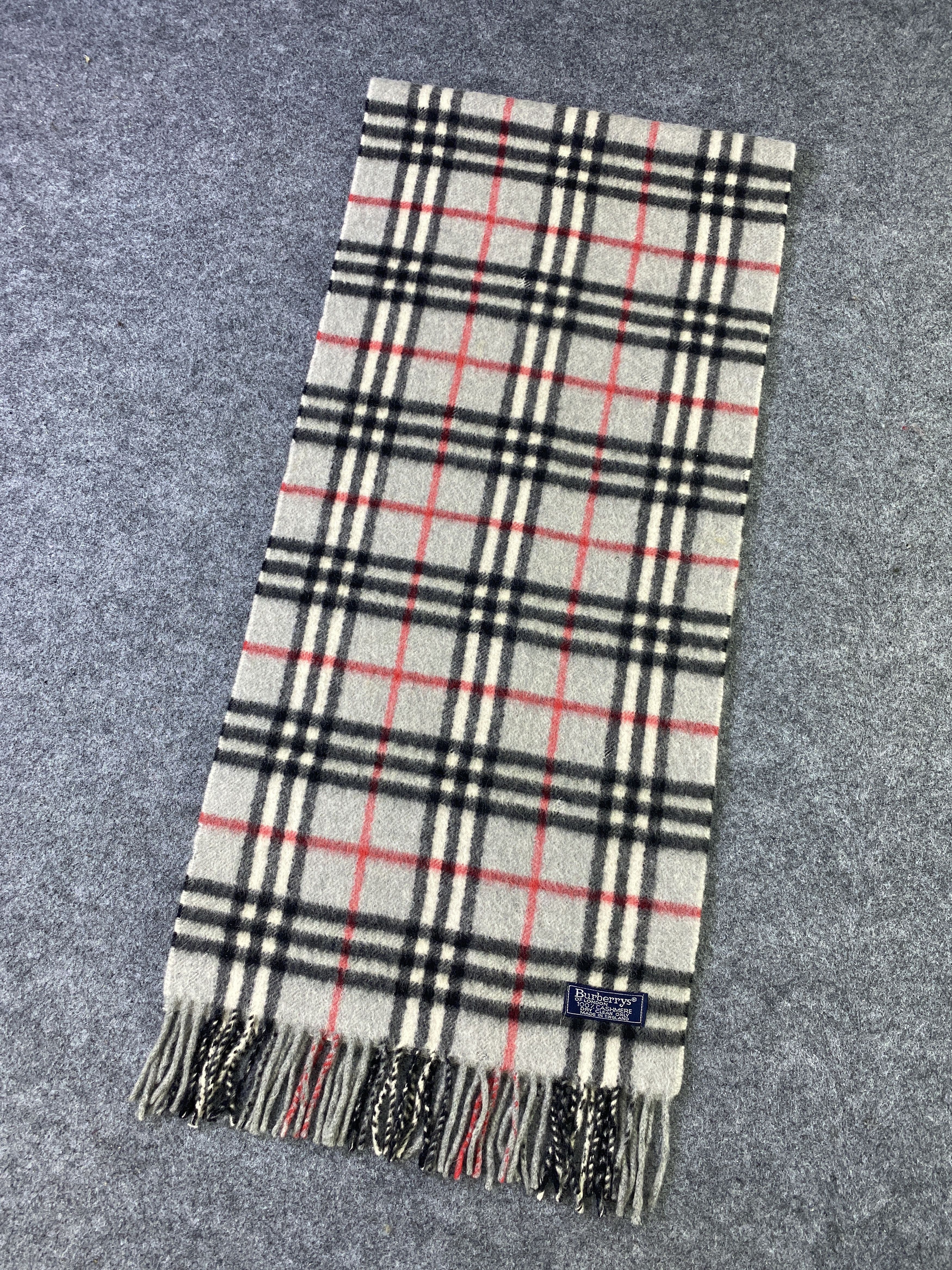 Burberry × Vintage VINTAGE BURBERRY Scarf / Muffler / Neckwear -T919 Size ONE SIZE - 2 Thumbnail