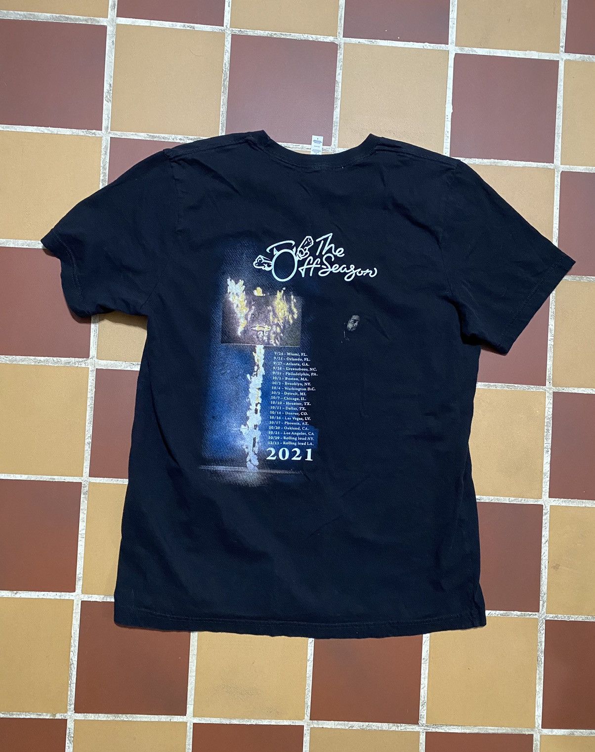 Rap Tees J Cole The Off-Season 2021 Tour Shirt Size US L / EU 52-54 / 3 - 3 Thumbnail