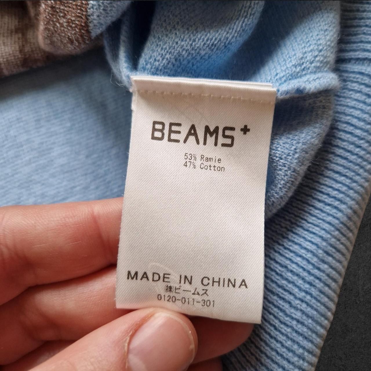 Beams Plus Mens beams+ japan polo zip up knit sweater top Size US XL / EU 56 / 4 - 6 Thumbnail