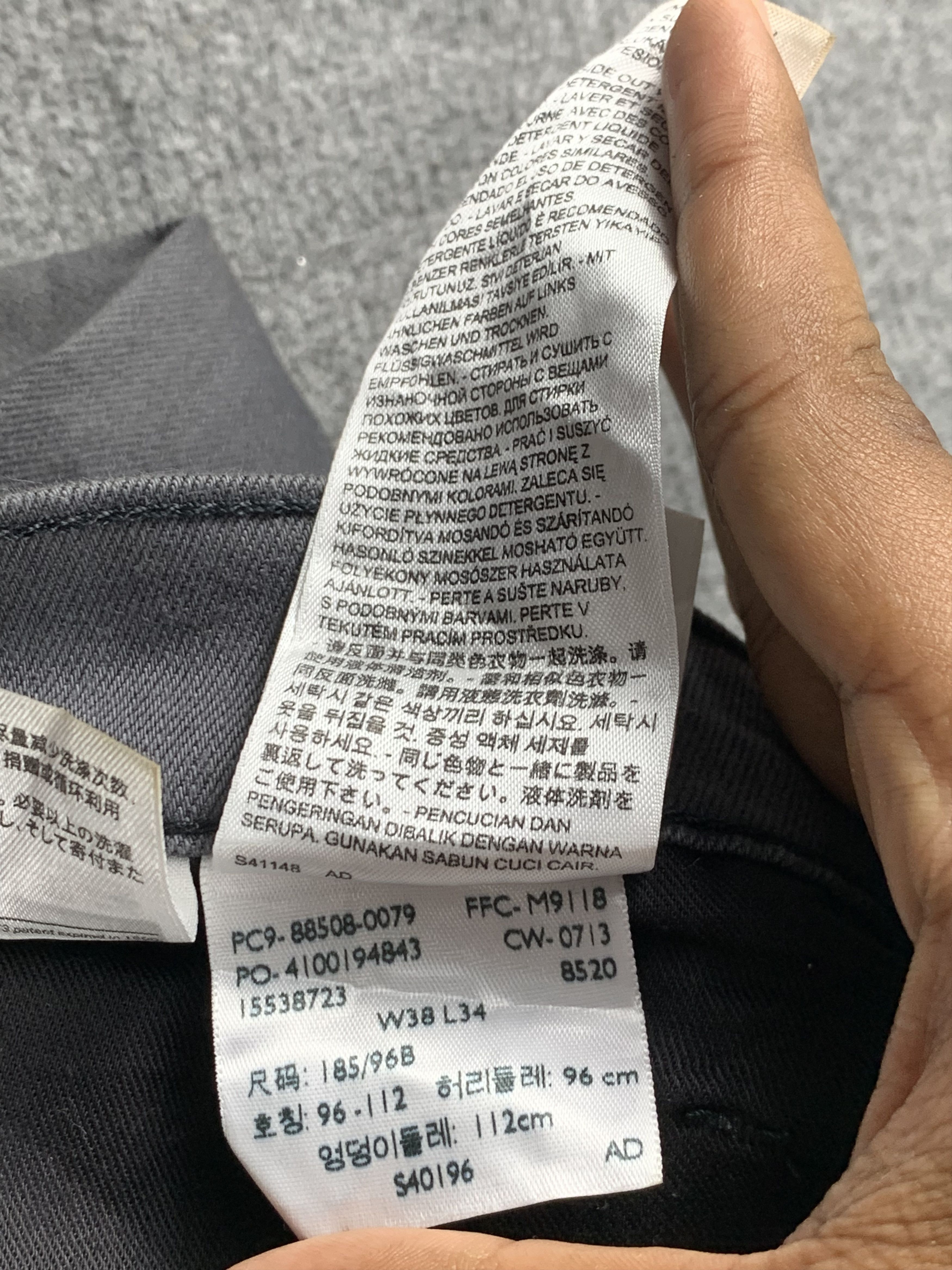 Levi's Vintage Levis 508 Faded Black Jeans DP2140 Size US 40 / EU 56 - 17 Thumbnail