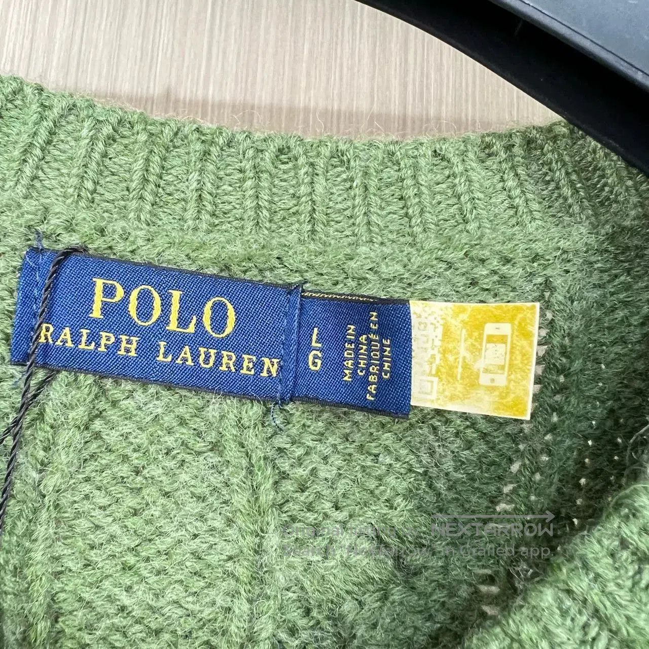 Polo Ralph Lauren Ralph Lauren Embroidered Cable Knit Cardigan. Size US L / EU 52-54 / 3 - 4 Thumbnail