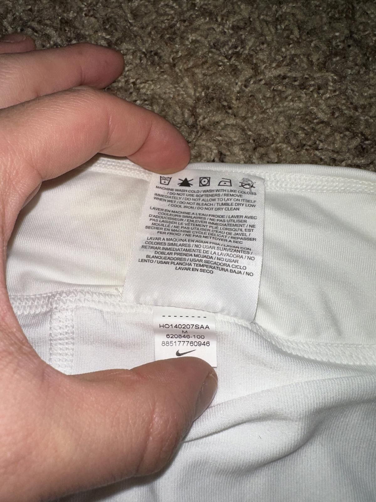Nike Nike Court Women's Tennis Skort White Skirt W/ Compression Shorts Size 32" / US 10 / IT 46 - 4 Thumbnail