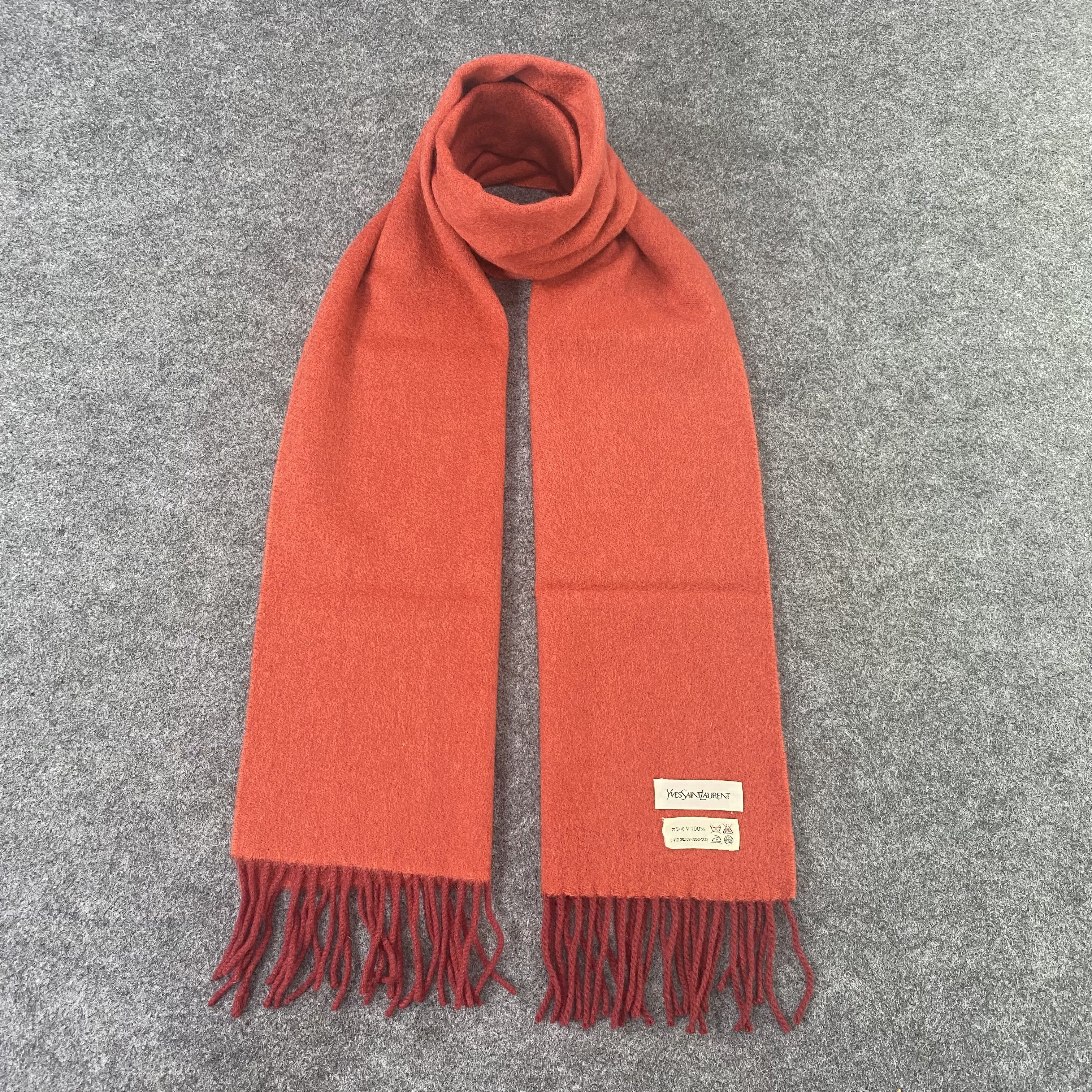 Vintage Yves Saint Laurent Scarf / Muffler / Neckwear -T1139 Size ONE SIZE - 1 Thumbnail
