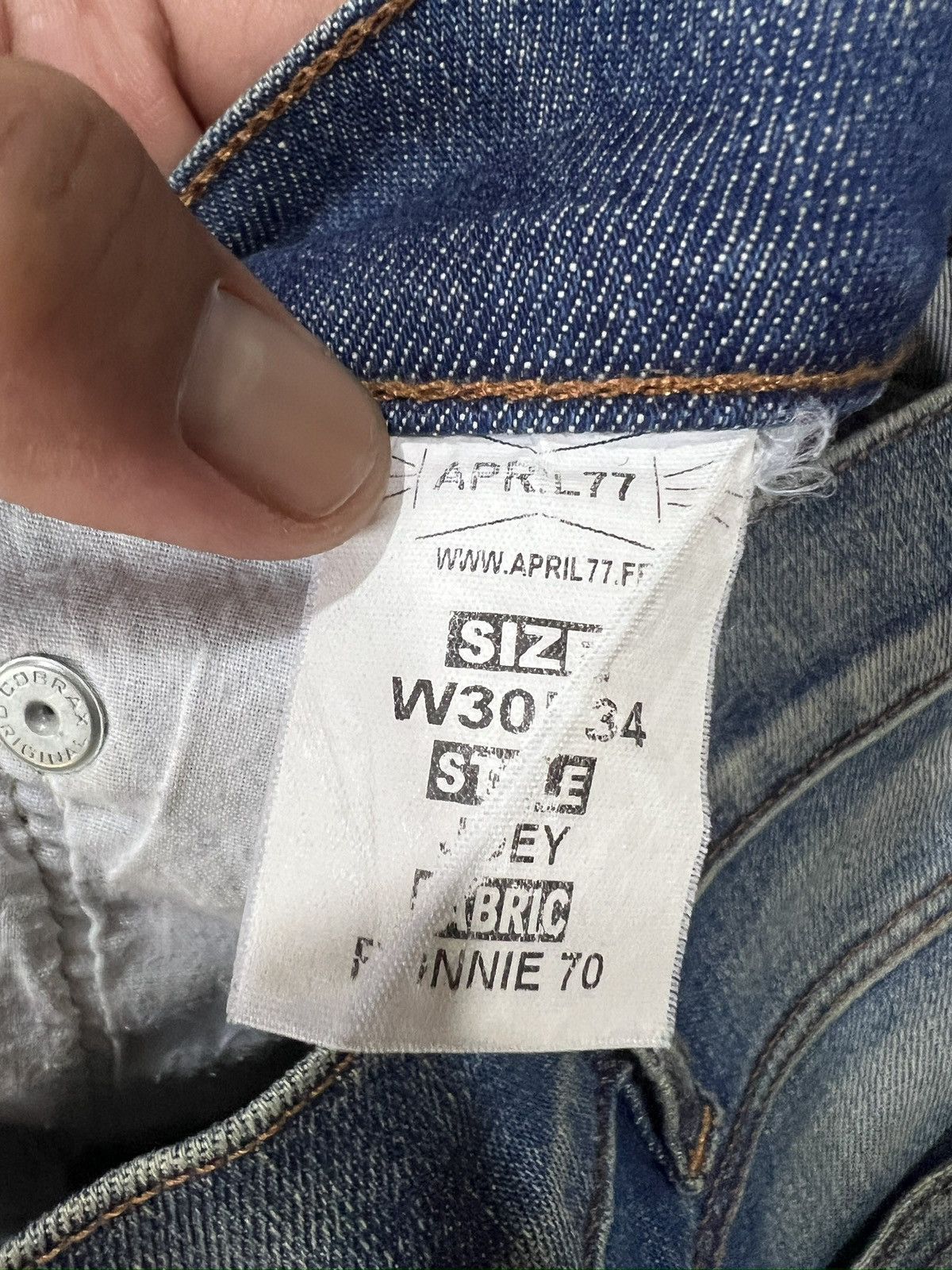 April 77 🔥April 77 Distressed Denim Size US 31 - 15 Thumbnail