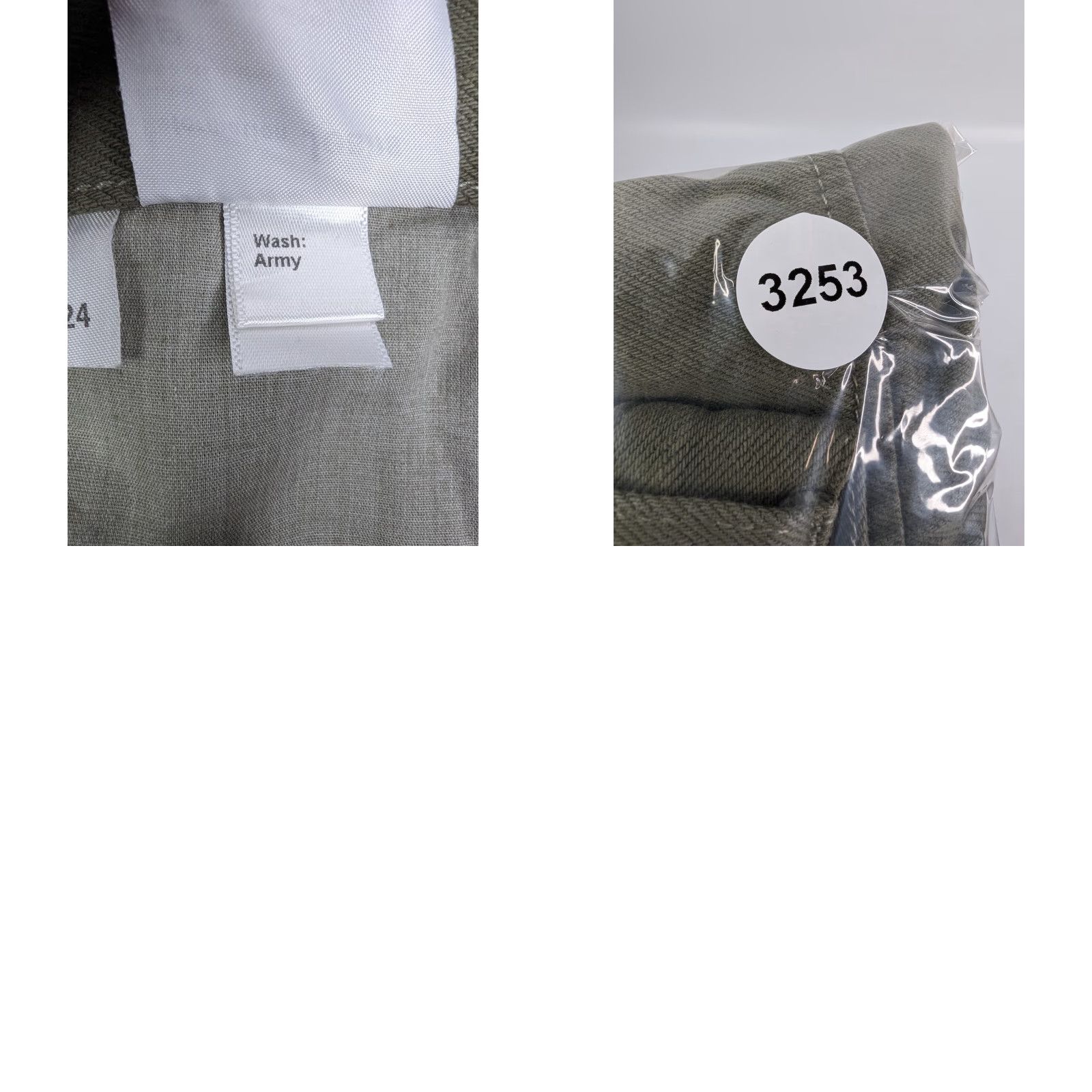 Reformation Reformation Pants Cargo Women High Rise Size 24 Olive Army Wash Size 42" / US 20 - 9 Thumbnail