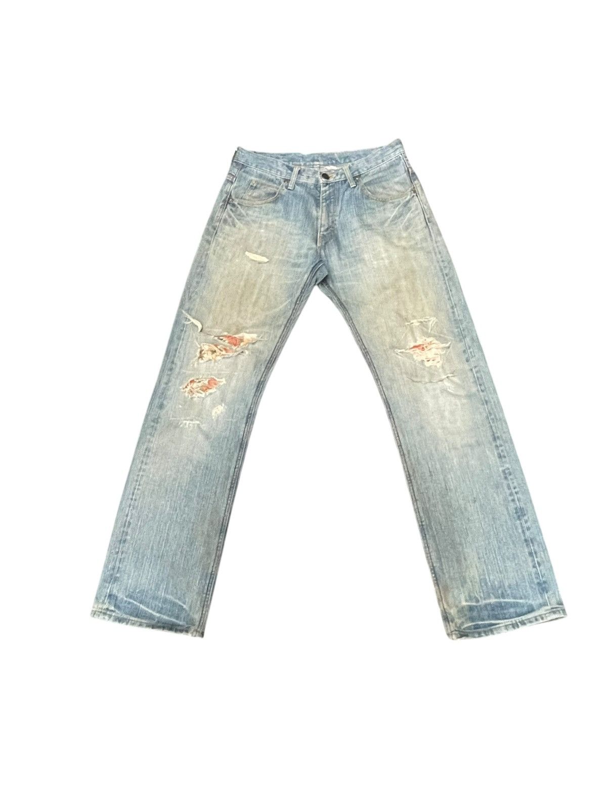 Lee × Vintage Vintage Lee Riders Faded Distresed Denim Size US 32 / EU 48 - 1 Thumbnail