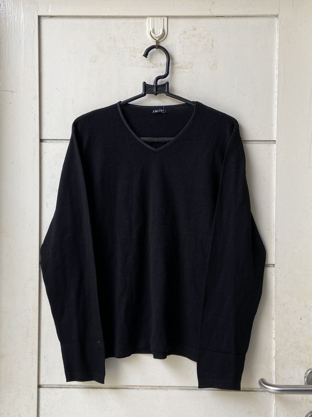 image of Yohji Yamamoto x YS I Wish Y’S Bis Black Knit T-Shirt, Men's (Size Small)