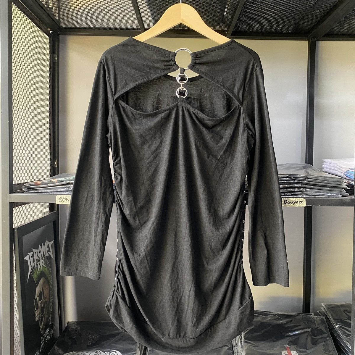 Japanese Brand × Le Grande Bleu (L.G.B.) × Vintage Japanese Style We Believe in Your Strength Black Cross Size L / US 10 / IT 46 - 11 Thumbnail