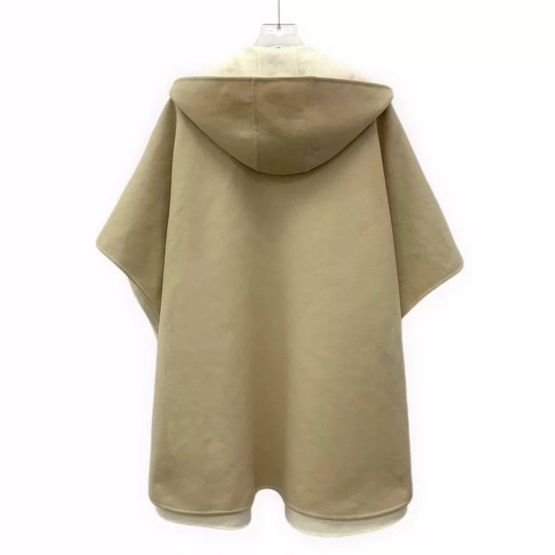 Loro Piana LORO PIANA Brown cashmere hooded cloak with double-sided t Size S / US 4 / IT 40 - 2 Thumbnail