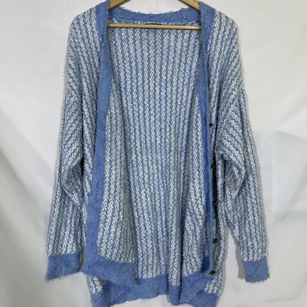 Zara ZARA WOOL BLEND CARDIGAN Size S / US 4 / IT 40 - 3 Thumbnail
