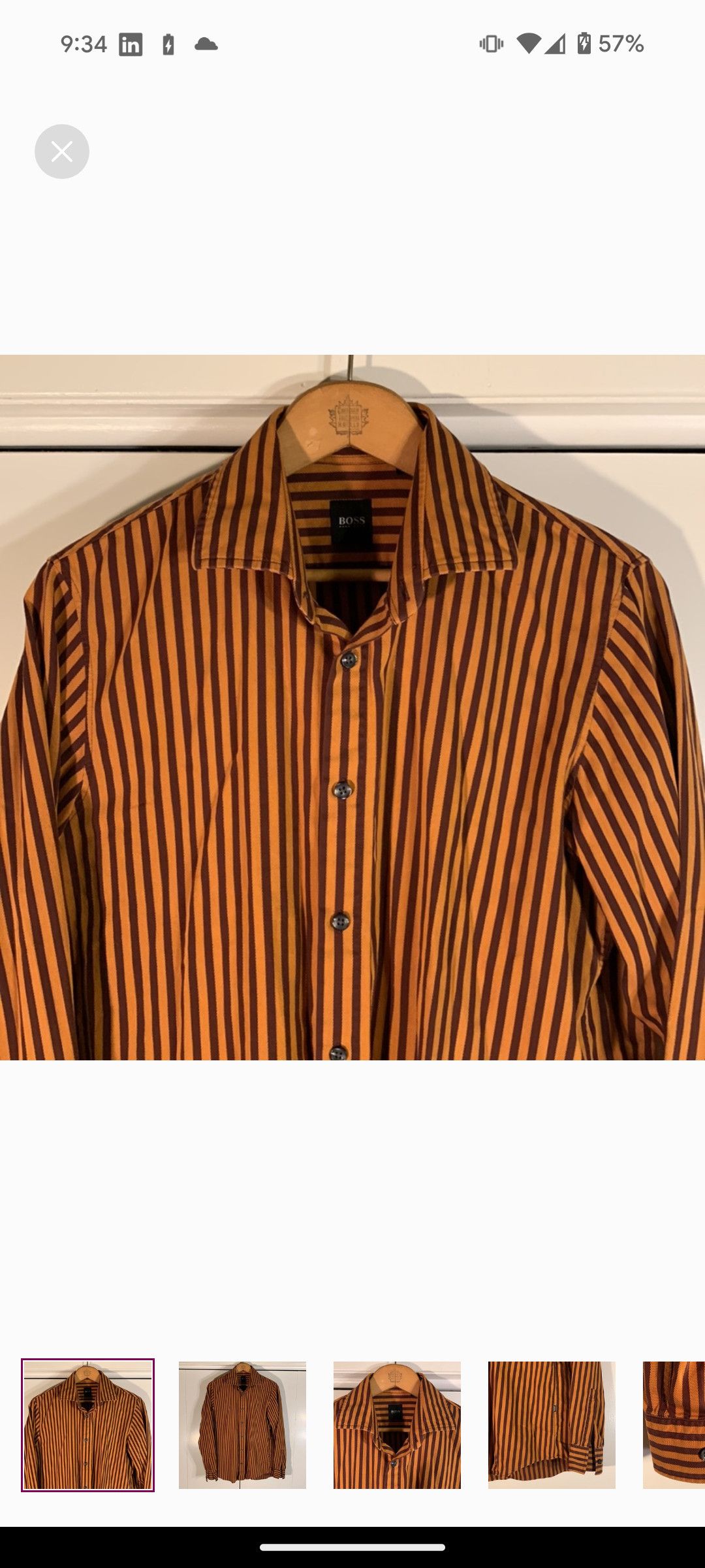 Hugo Boss Hugo Boss Sport Shirt Size US L / EU 52-54 / 3 - 7 Thumbnail